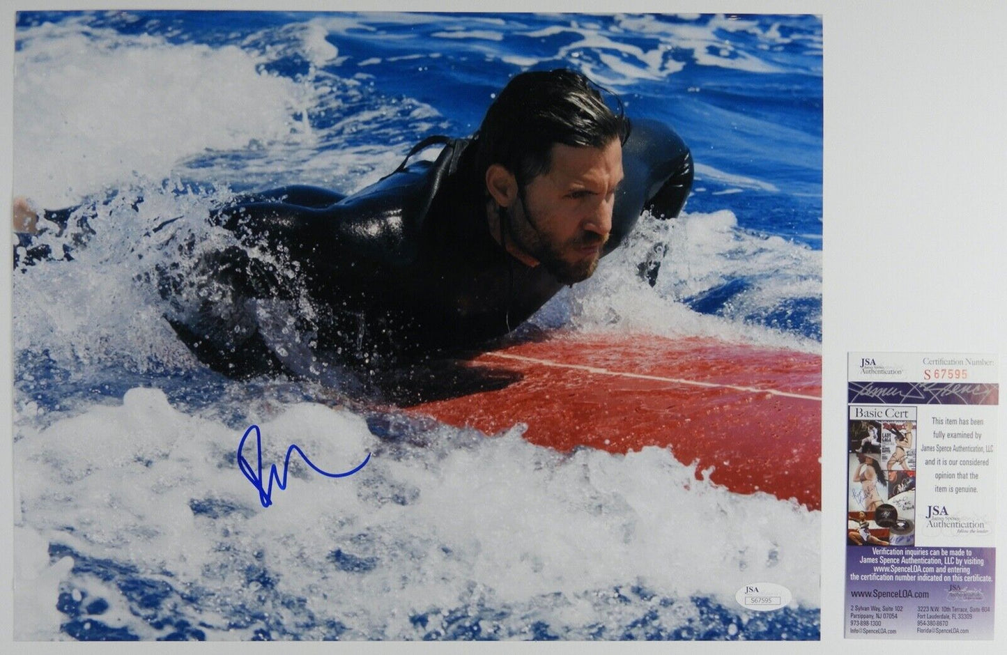 Edgar Ramirez JSA Signed Autograph 11 x 14 Point Blank