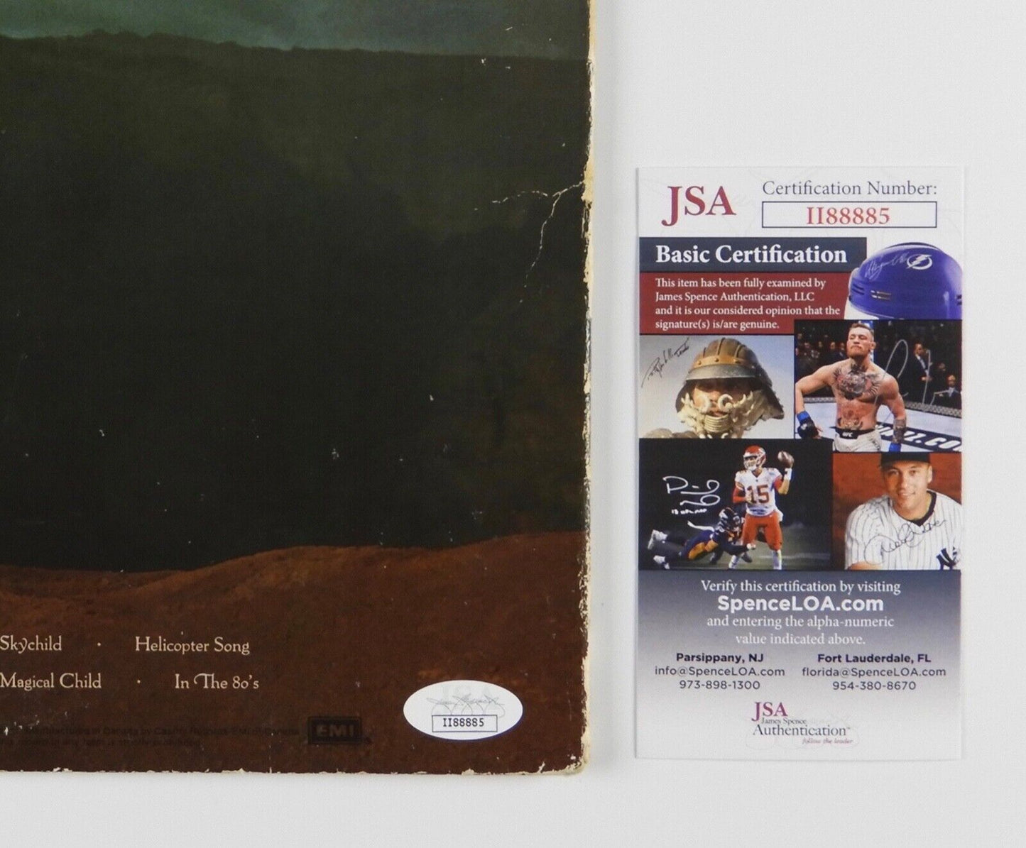 Graham Nash Signed Autograph JSA Album Vinyl Record Earth And Sky