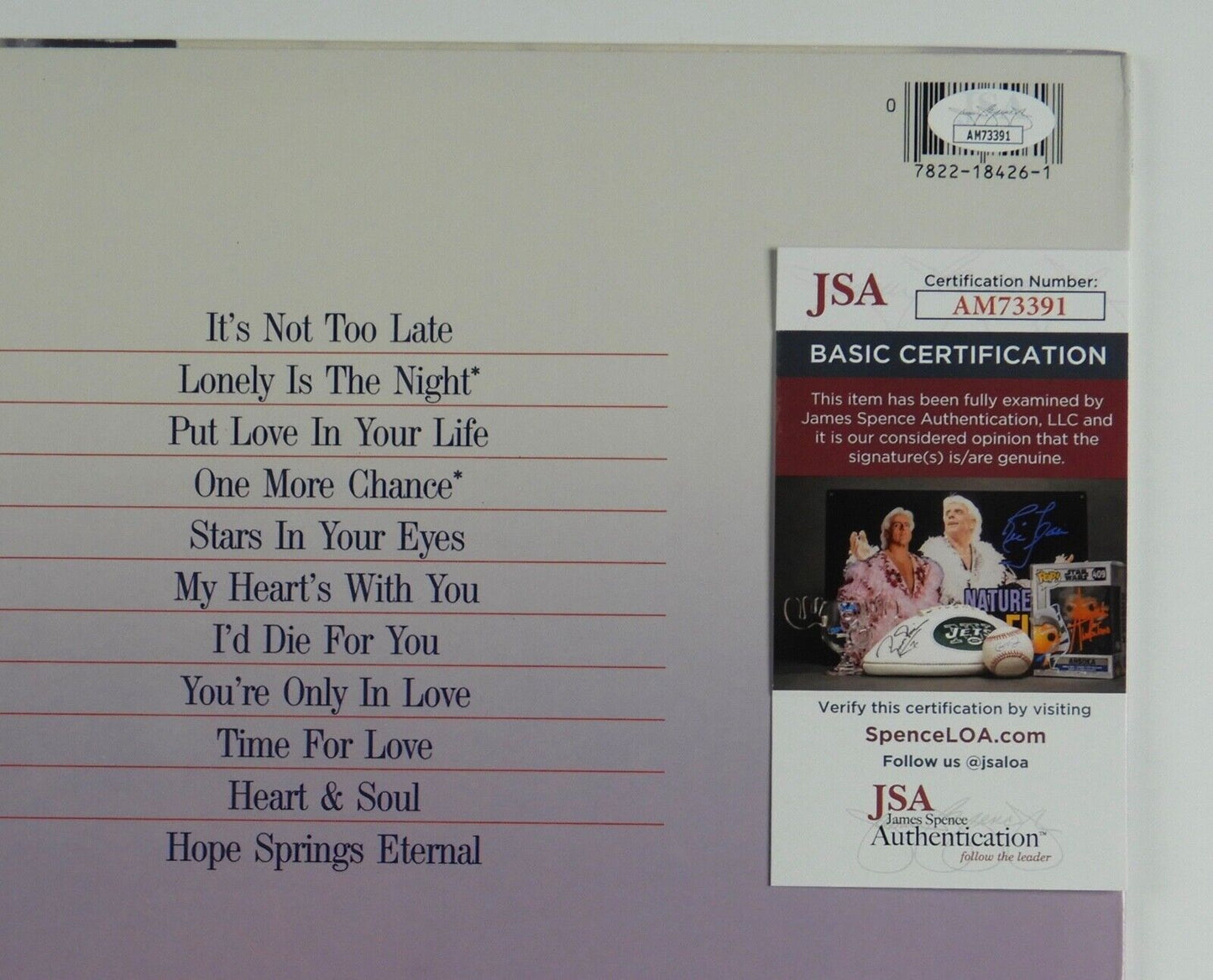 Air Supply JSA Signed Autograph Record Vinyl Graham Russell Hitchock