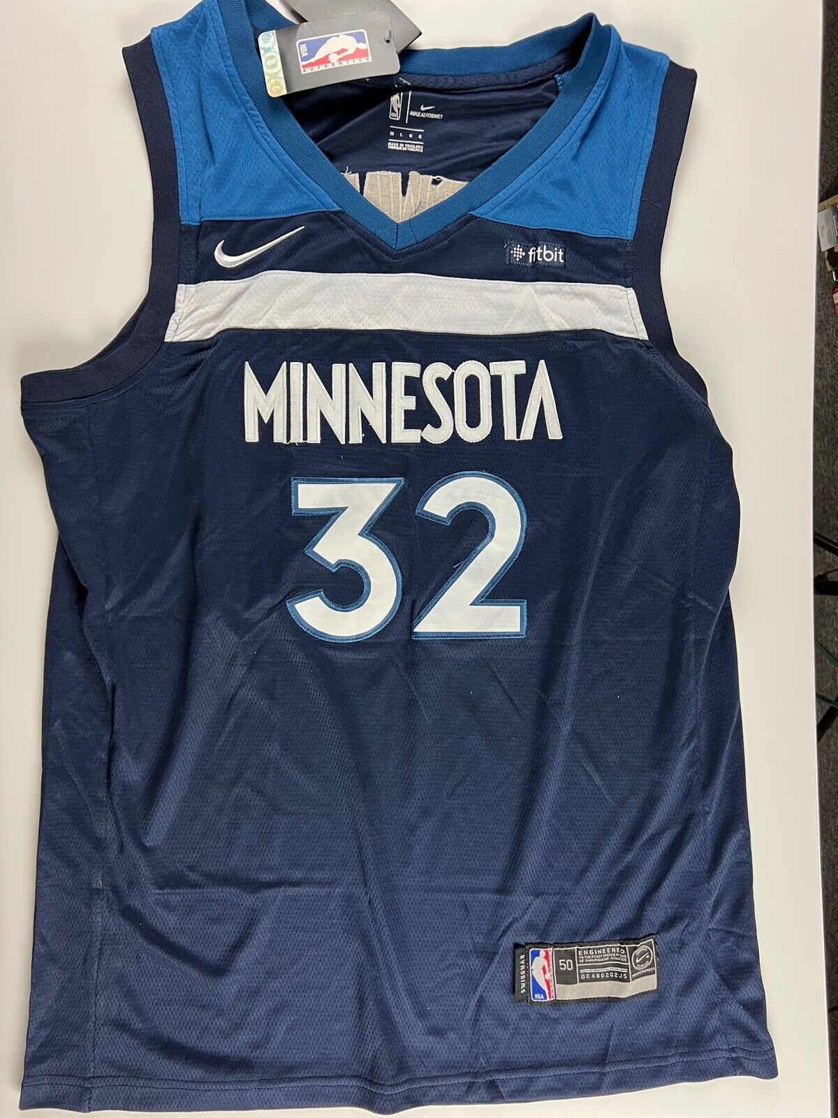 Karl-Anthony Towns Minnesota Timberwolves #32 JSA Autographed Signed Jersey