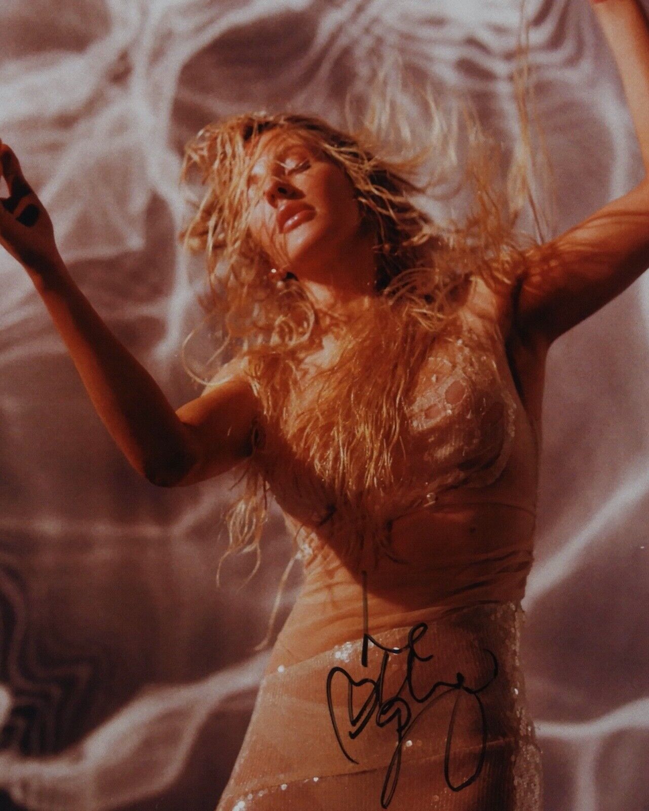 ELLIE GOULDING JSA BRIGHTEST BLUE LIMITED RECORD AUTOGRAPH SIGNED ART CARD