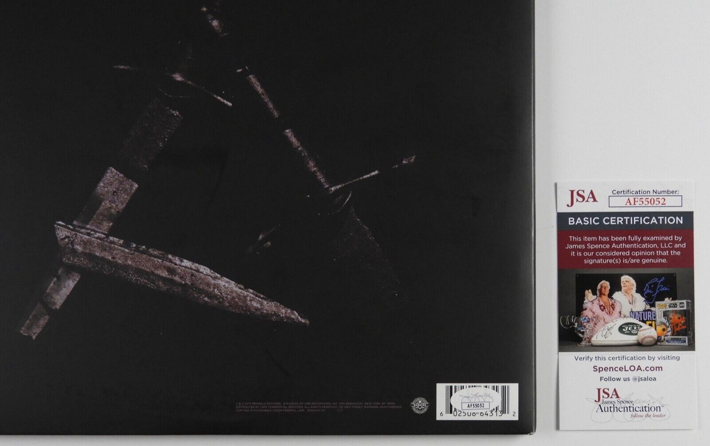 Post Malone JSA Autograph Signed Record Album Hollywood's Bleeding