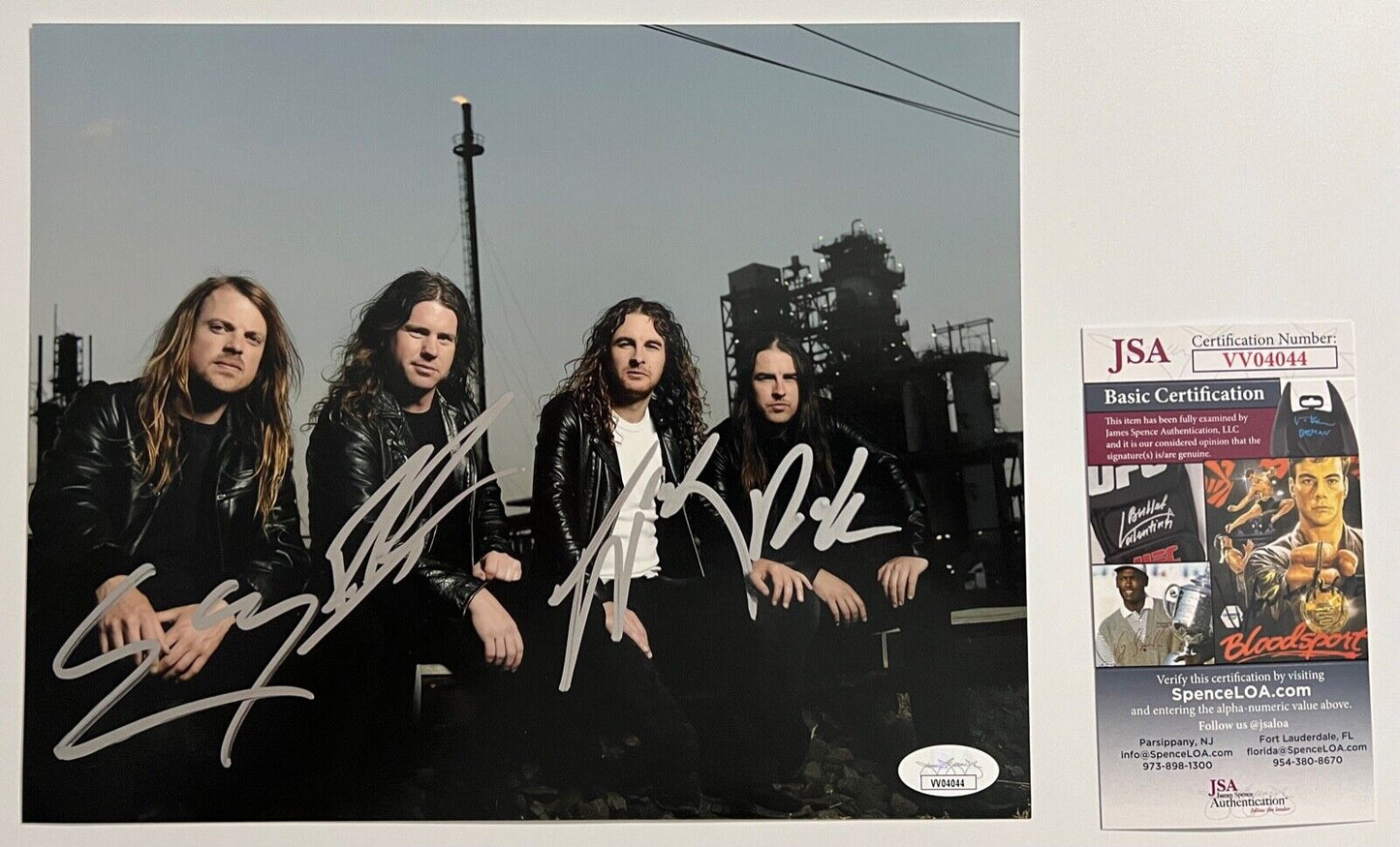 Airbourne Fully JSA Signed Autograph 8 x 10 Photo