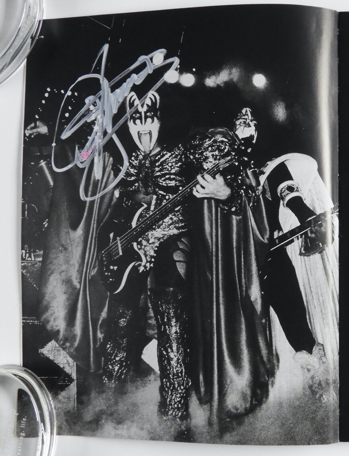 KISS JSA Signed Autograph Hotter Than Hell Book Gene Simmons Paul Stanley