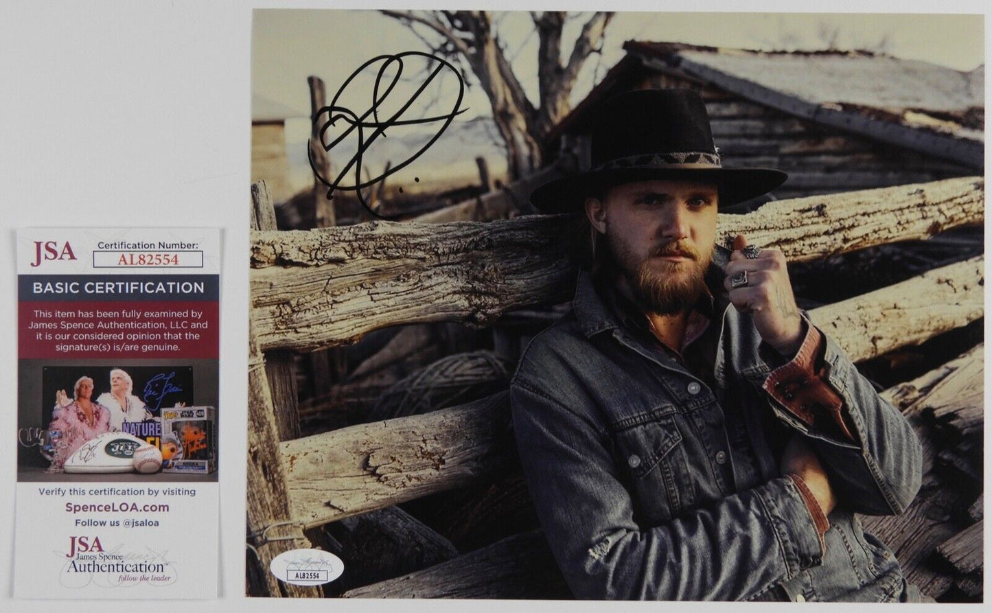 Jackson Dean JSA Signed Autograph 8 x 10 Photo Country