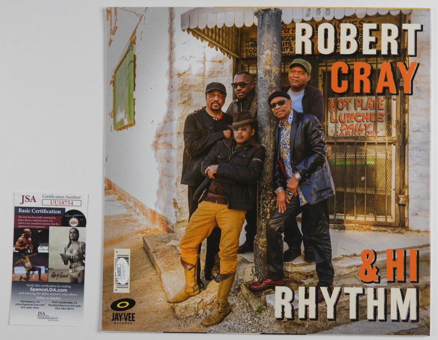 Robert Cray JSA Autograph Signed Record Album & Hi Rhythm