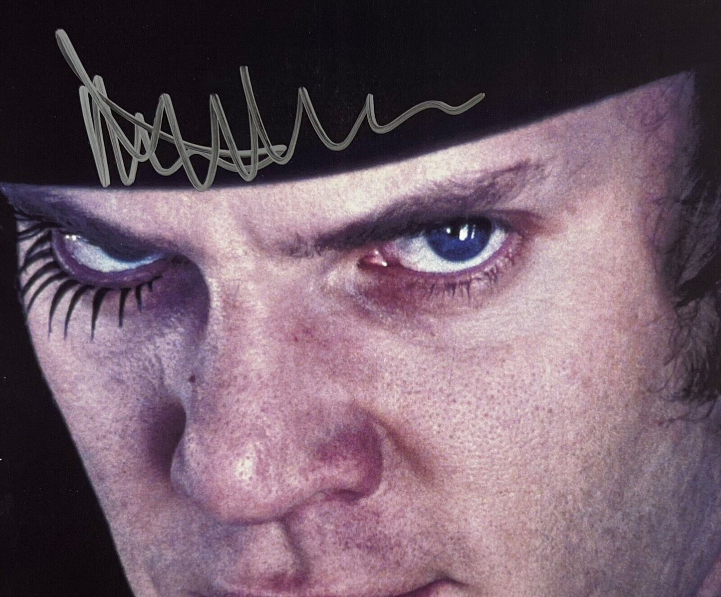 Malcolm McDowell Beckett Autograph Signed Photo 8 x 10 A Clockwork Orange BAS