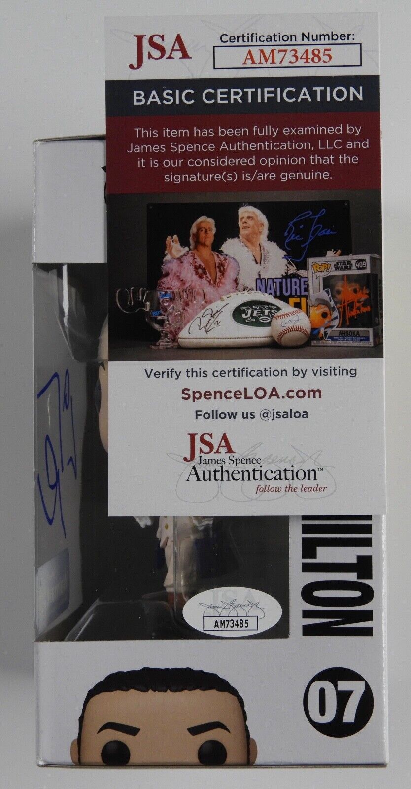 Lin-Manuel Miranda JSA Signed Autograph Funko Pop Hamilton Walmart 07