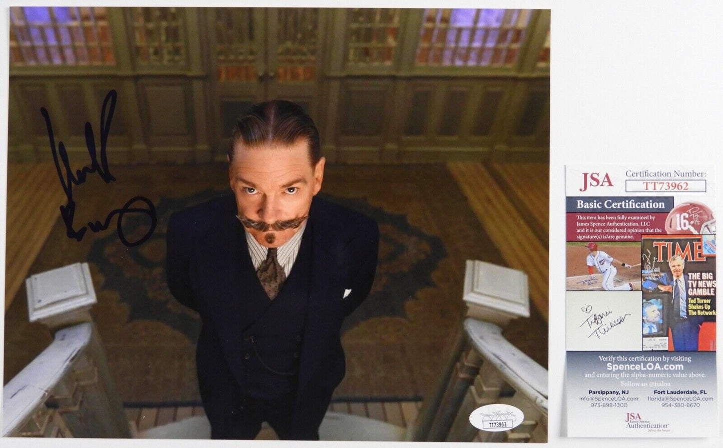 Kenneth Branagh JSA Signed Autograph 8 x 10