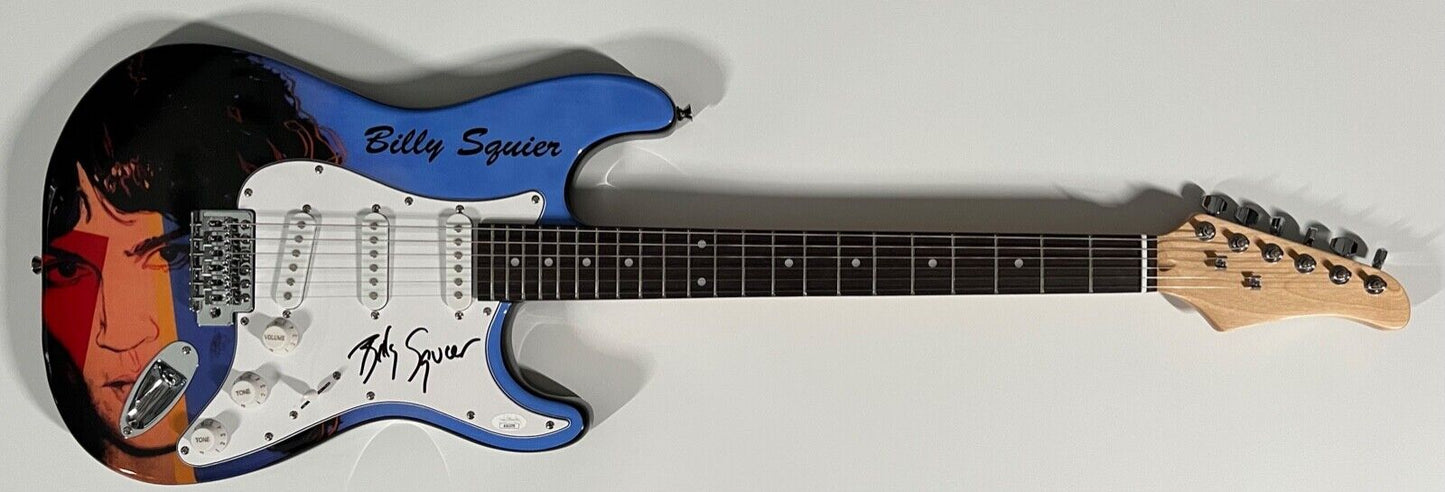 Billy Squier JSA Autograph Signed Guitar Stratocaster