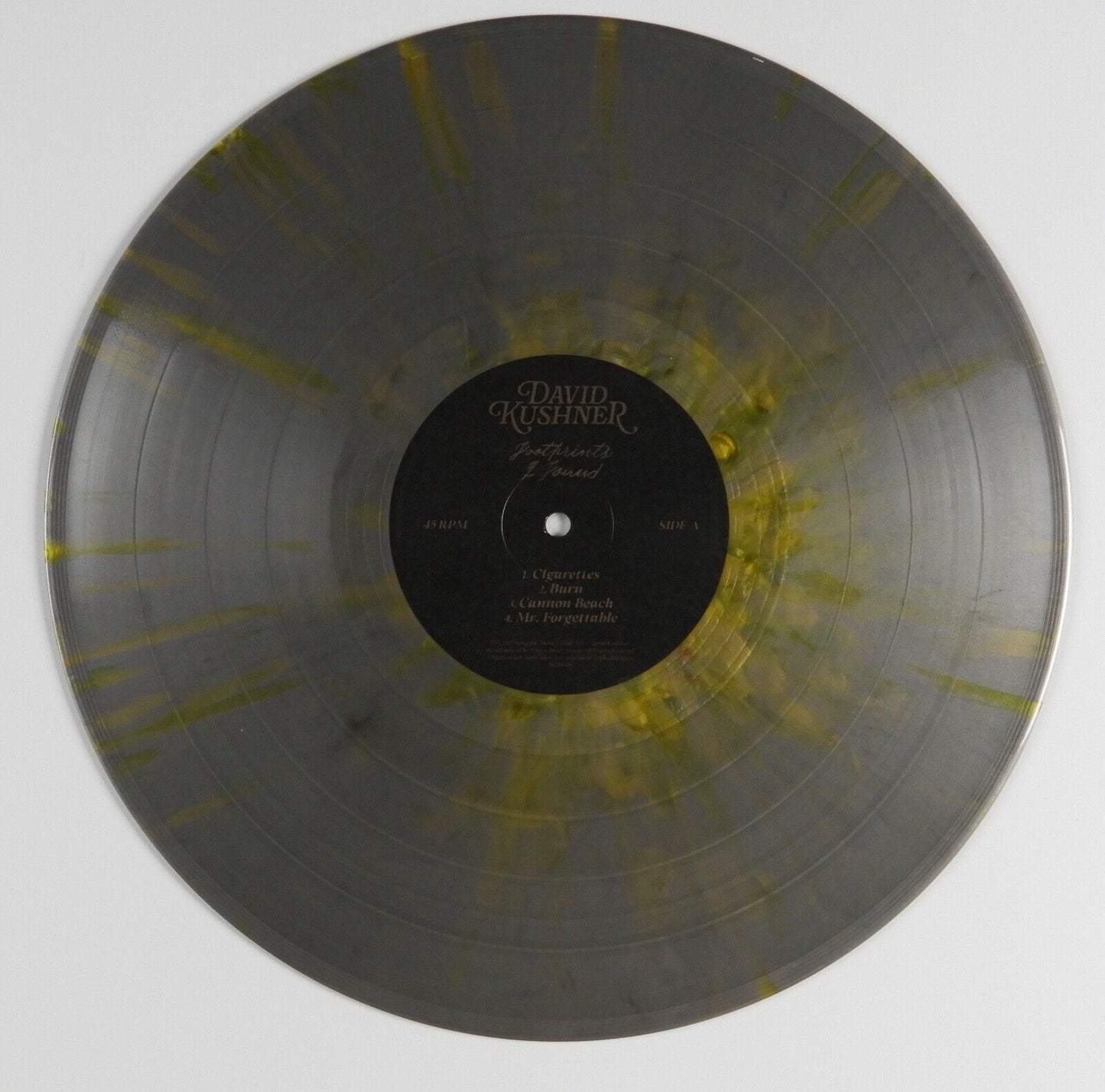 David Kushner Signed Autograph Record Album Footprints I Found Colored Vinyl