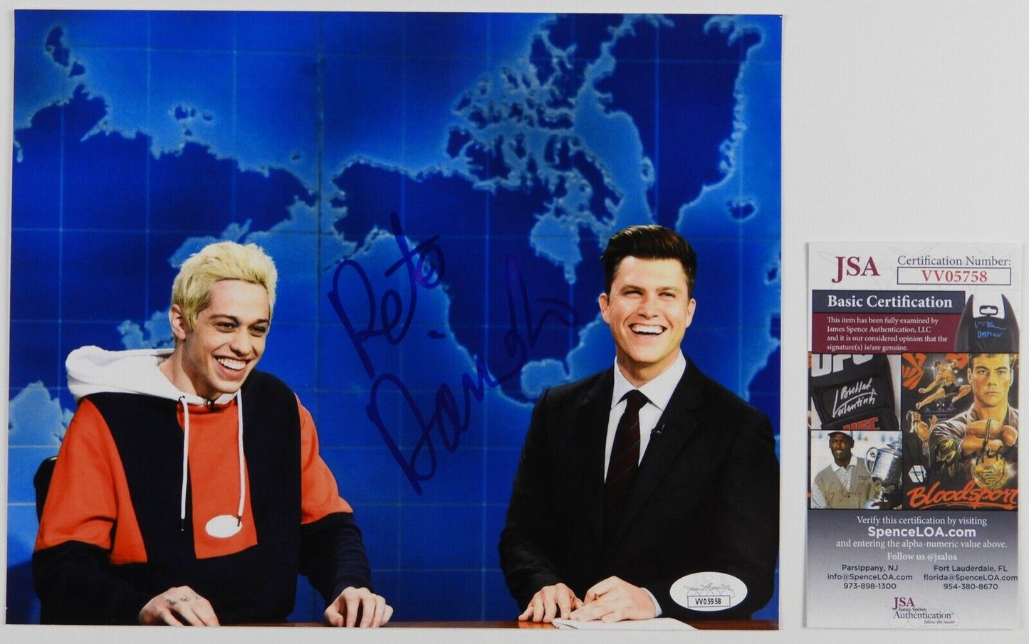 Pete Davidson Autograph Signed 8 x 10 JSA COA