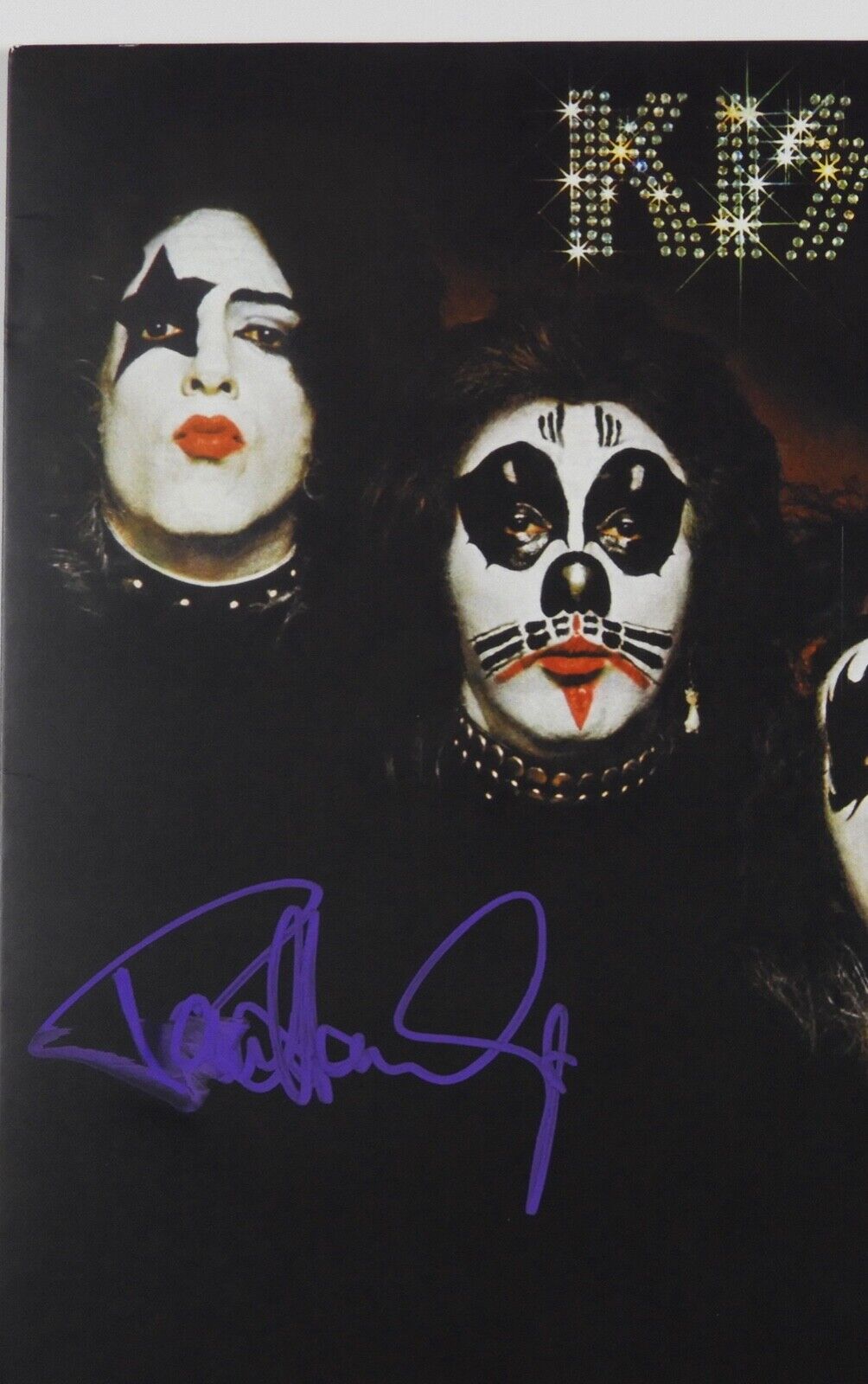 KISS JSA Paul Stanley Ace Frehley Autograph Signed Record Album Debut