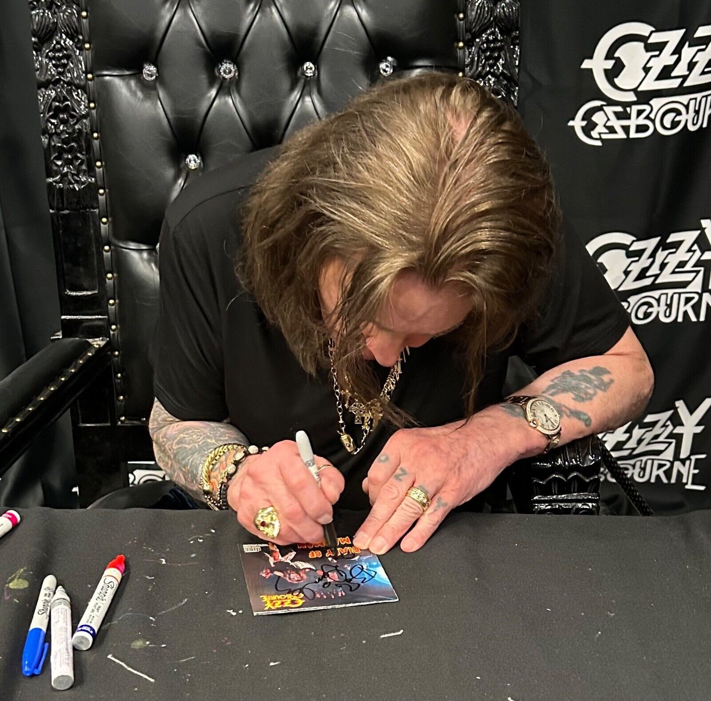 Ozzy Osbourne Autograph Signed CD Bob Daisley Diary Of a Madman