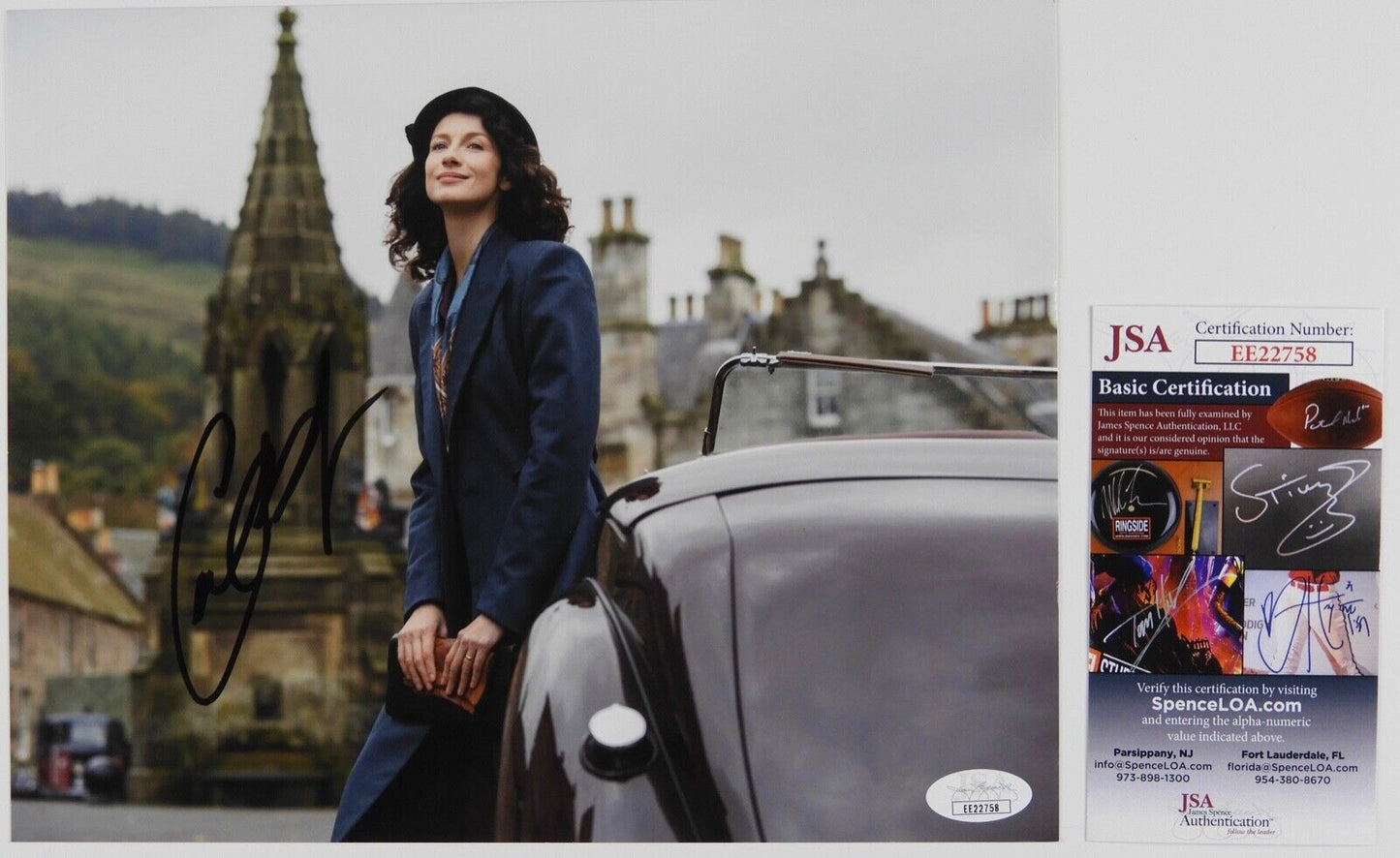 Caitriona Balfe Outlander Autograph Signed 8 x 10 JSA COA