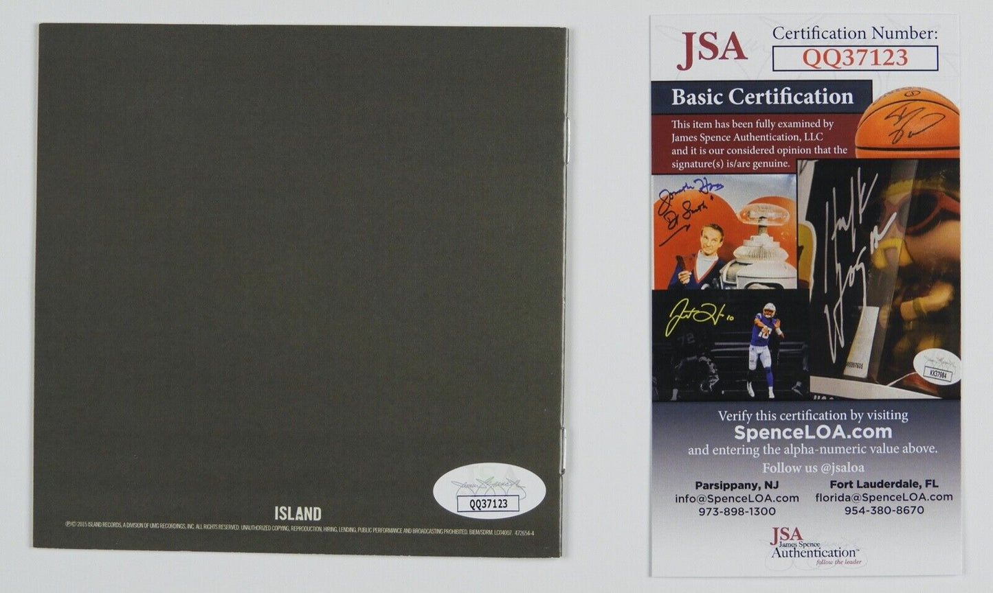 Brandon Flowers JSA Signed Autograph CD Booklet The Desired Effect The Killers