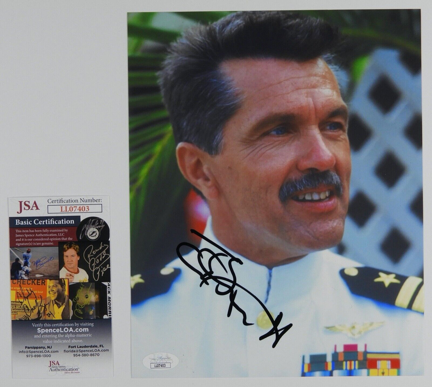 Tom Skerritt JSA Top Gun JSA Autograph Signed Photo 8 x 10