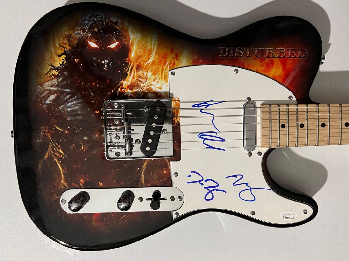Disturbed JSA Autograph Fully Signed Telecaster Guitar Dan Donegan +
