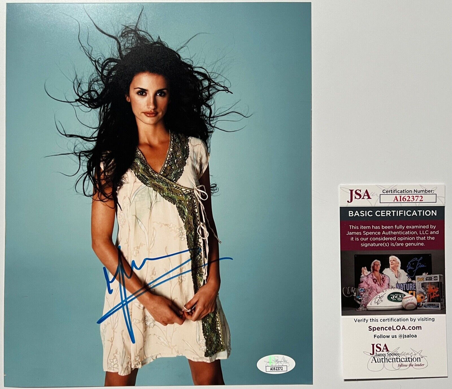 Penelope Cruz JSA Signed Autograph 8 x 10 photo