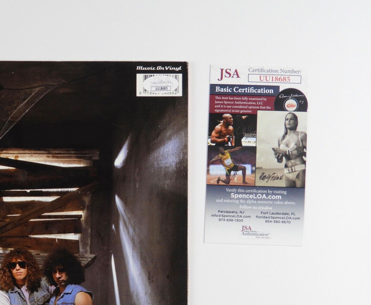 Twisted Sister Dee Snider JSA Signed Autograph Record Album Vinyl Stay Hunger