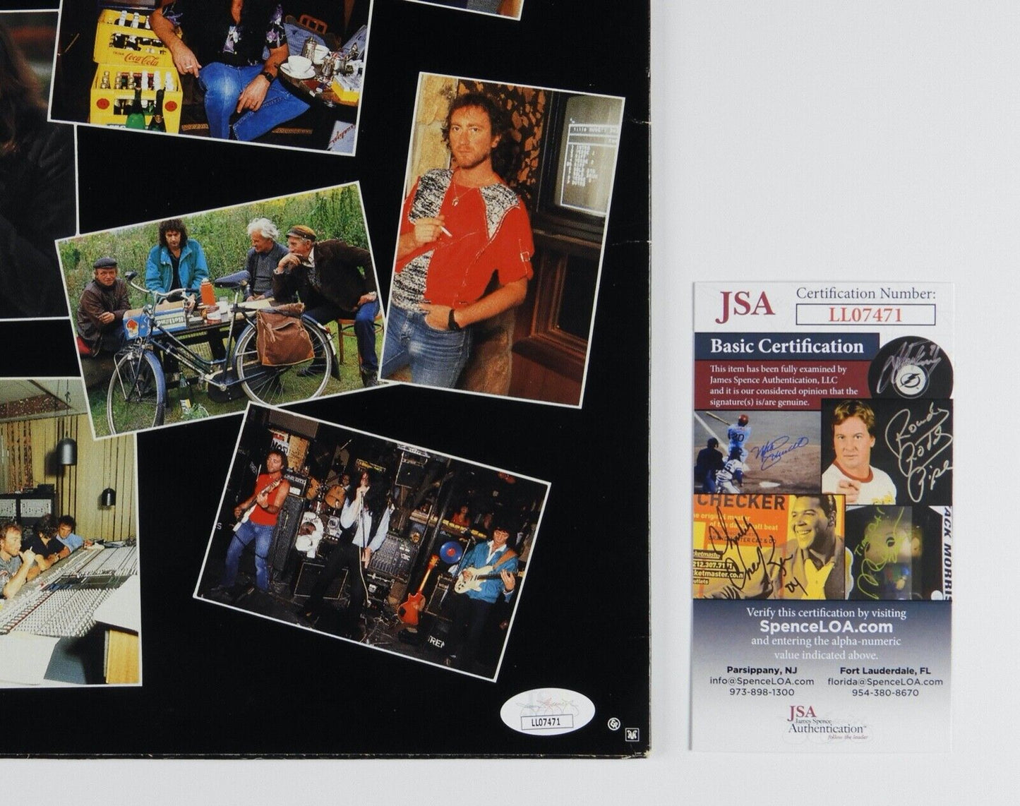 Deep Purple JSA Signed Autograph Album Vinyl Record Roger Glover Ian Pacie