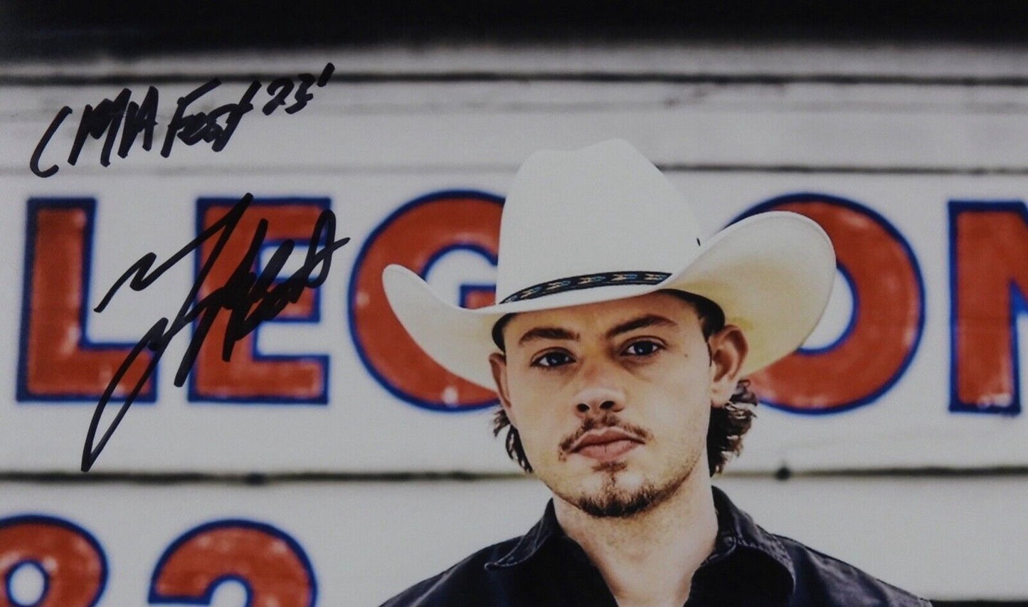 Tyler Booth JSA Signed Autograph 8 x 10 Photo Country Music Star