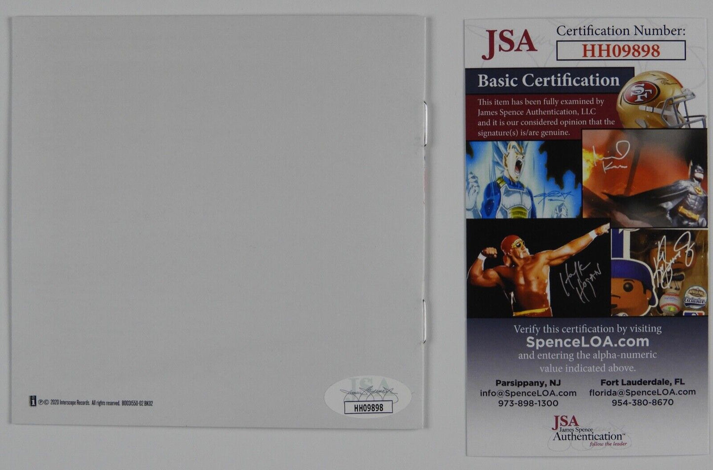 Selena Gomez Rare JSA Signed Autograph CD Booklet