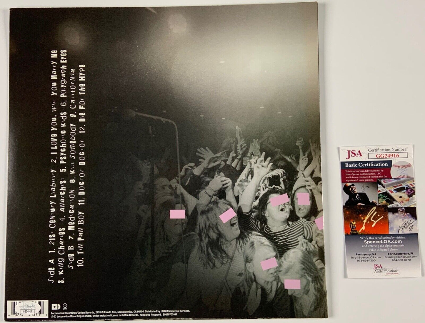 Yungblud JSA Signed Autograph Album Vinyl Record Live In Atlanta