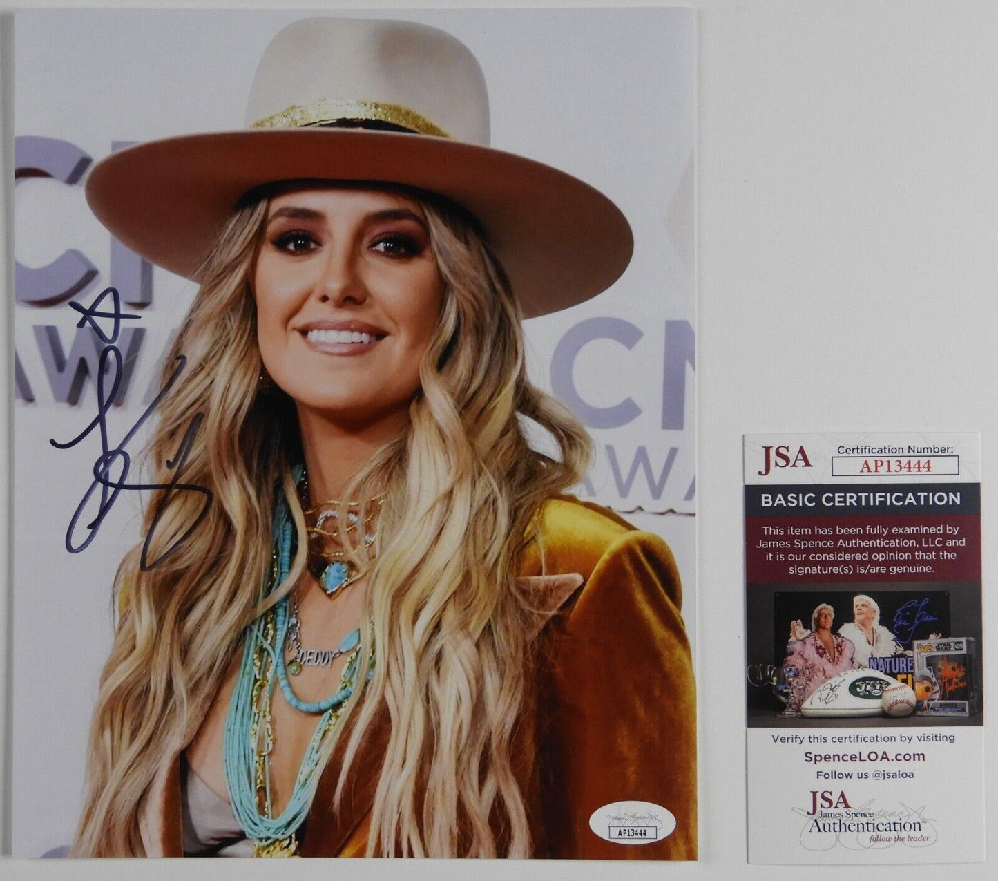 Lainey Wilson JSA Signed Autograph 8 x 10 Photo Country Music Star