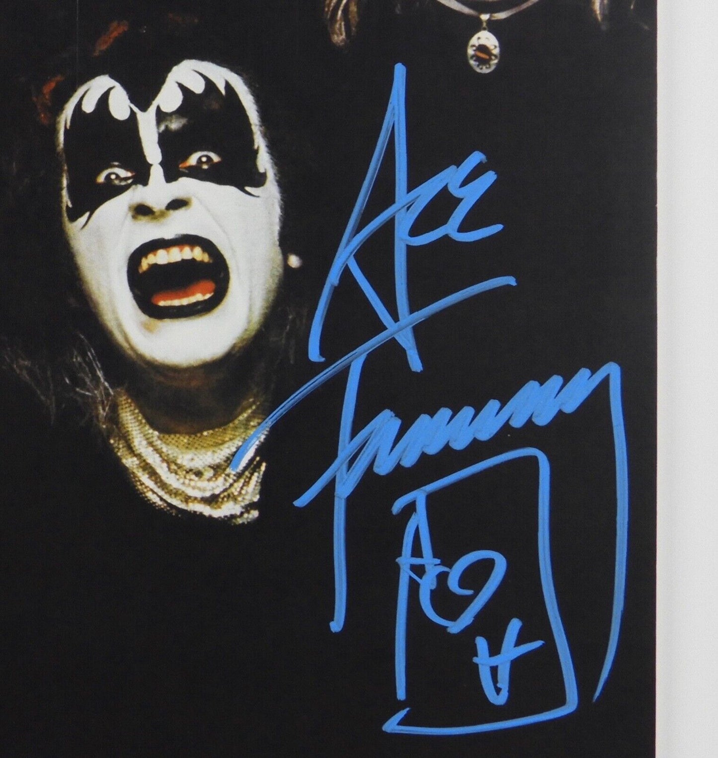 KISS JSA Paul Stanley Ace Frehley Autograph Signed Record Album Debut