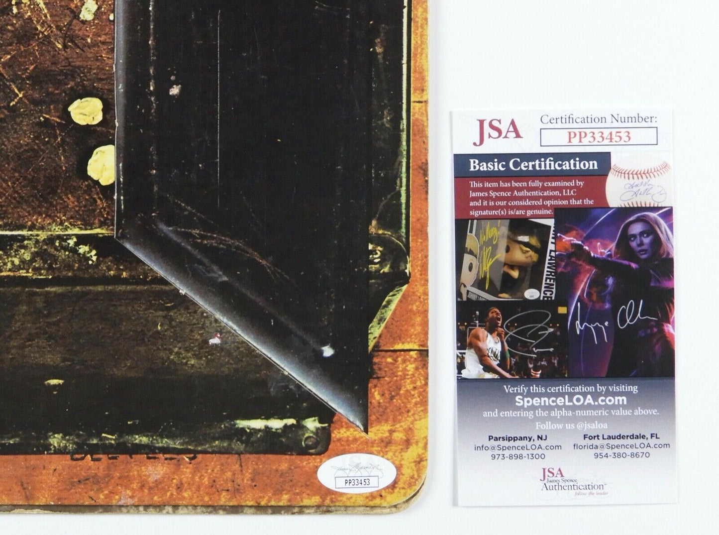 Alice Cooper Dennis Dunaway Signed JSA Signed Autograph Album Record LP