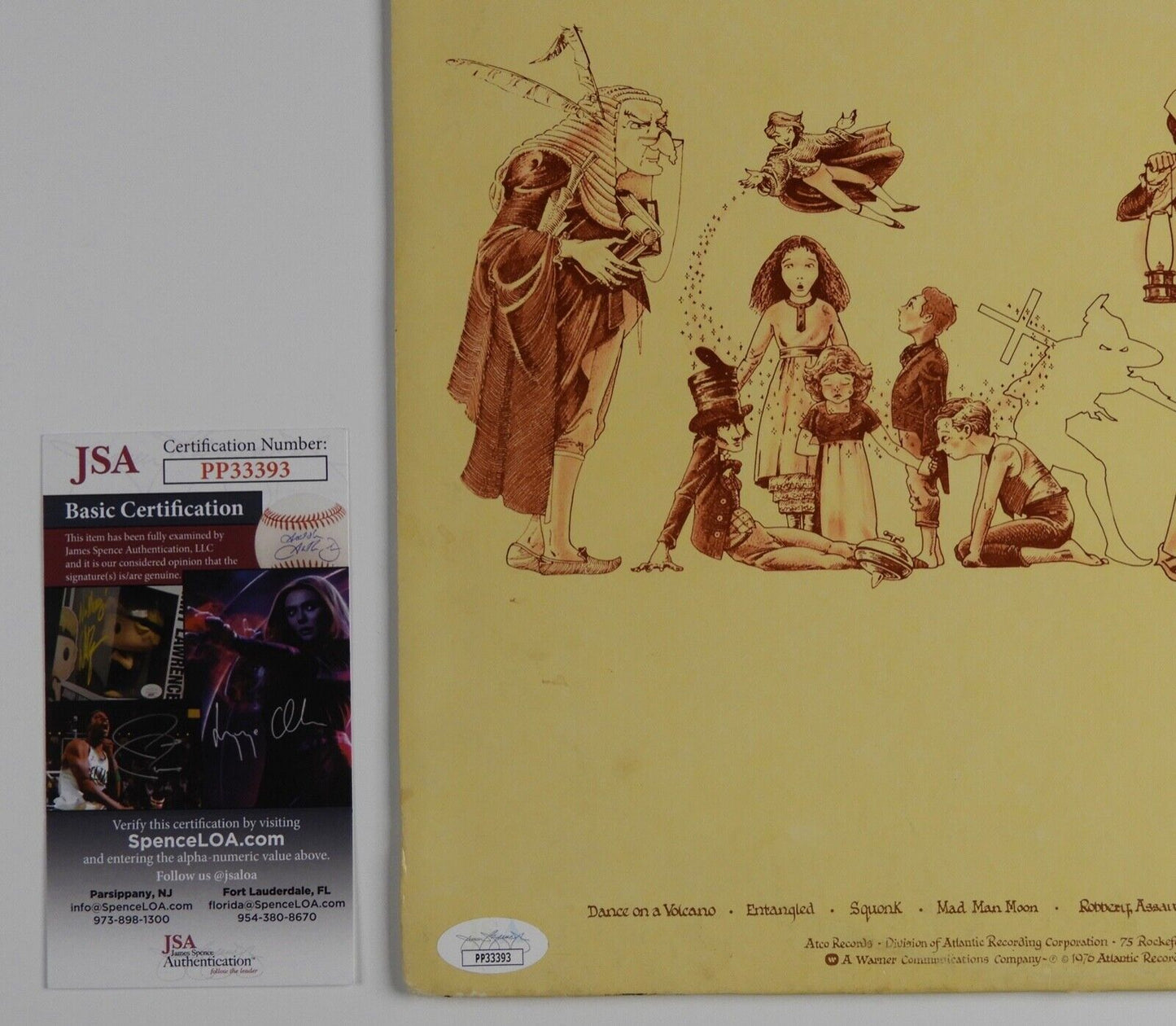 Steve Hackett Genesis JSA Signed Autograph Album A Trick Of The Tail