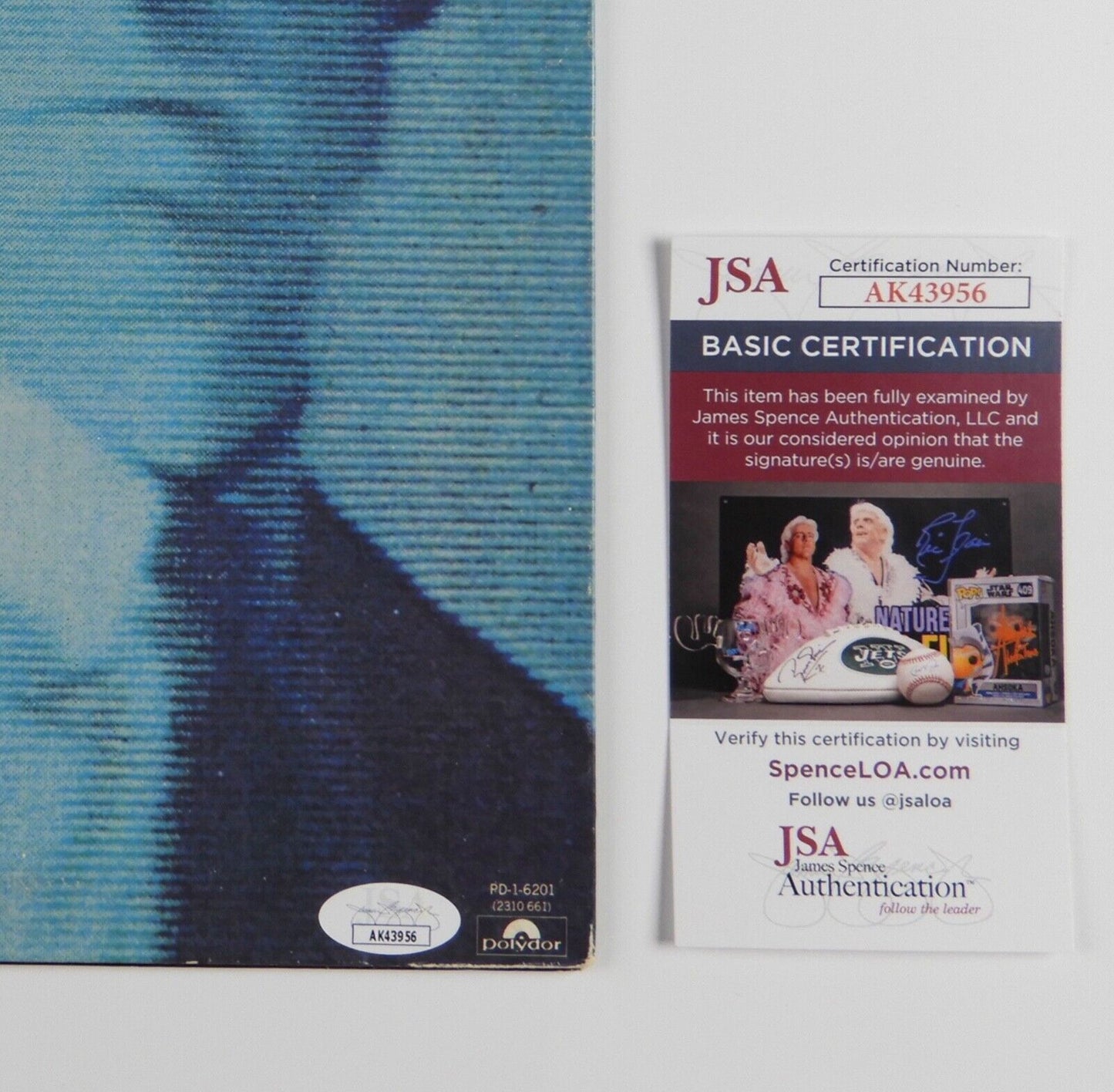 Robert Fripp King Crimson JSA Signed Autograph Album Record Album Vinyl