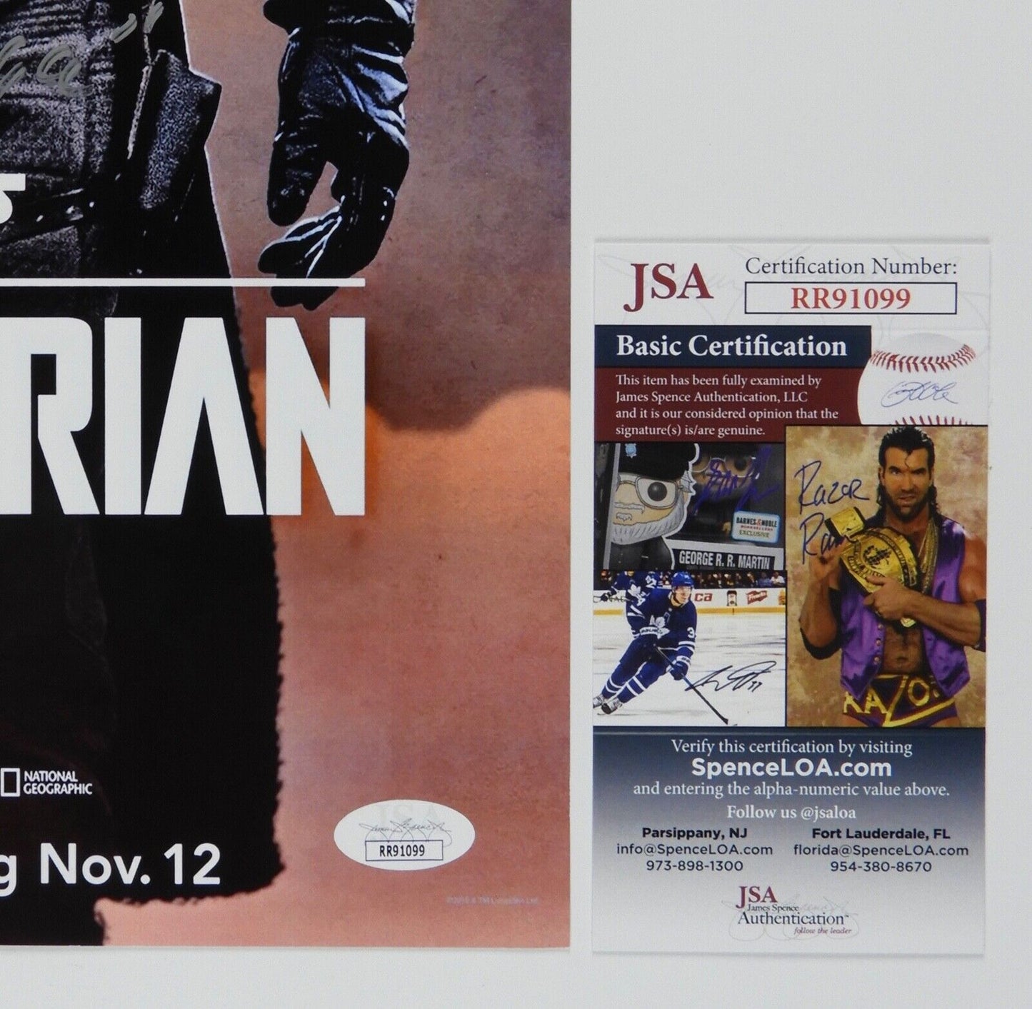 Carl Weathers JSA Star Wars Mandalorian Autograph Signed 11 x 17 photo