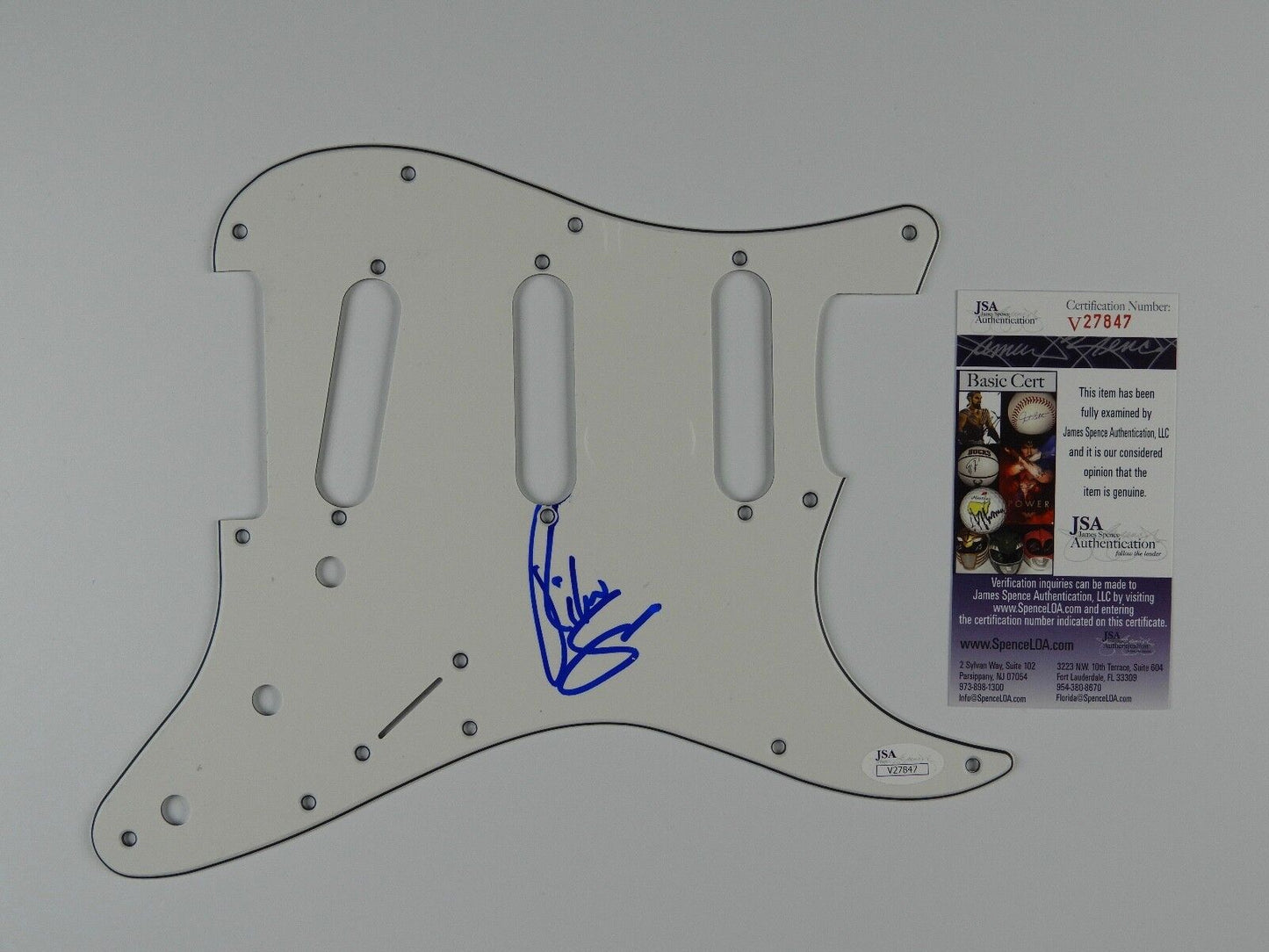 Richie Sambora Autograph Signed Guitar Pickguard JSA Stratocaster Bon Jovi