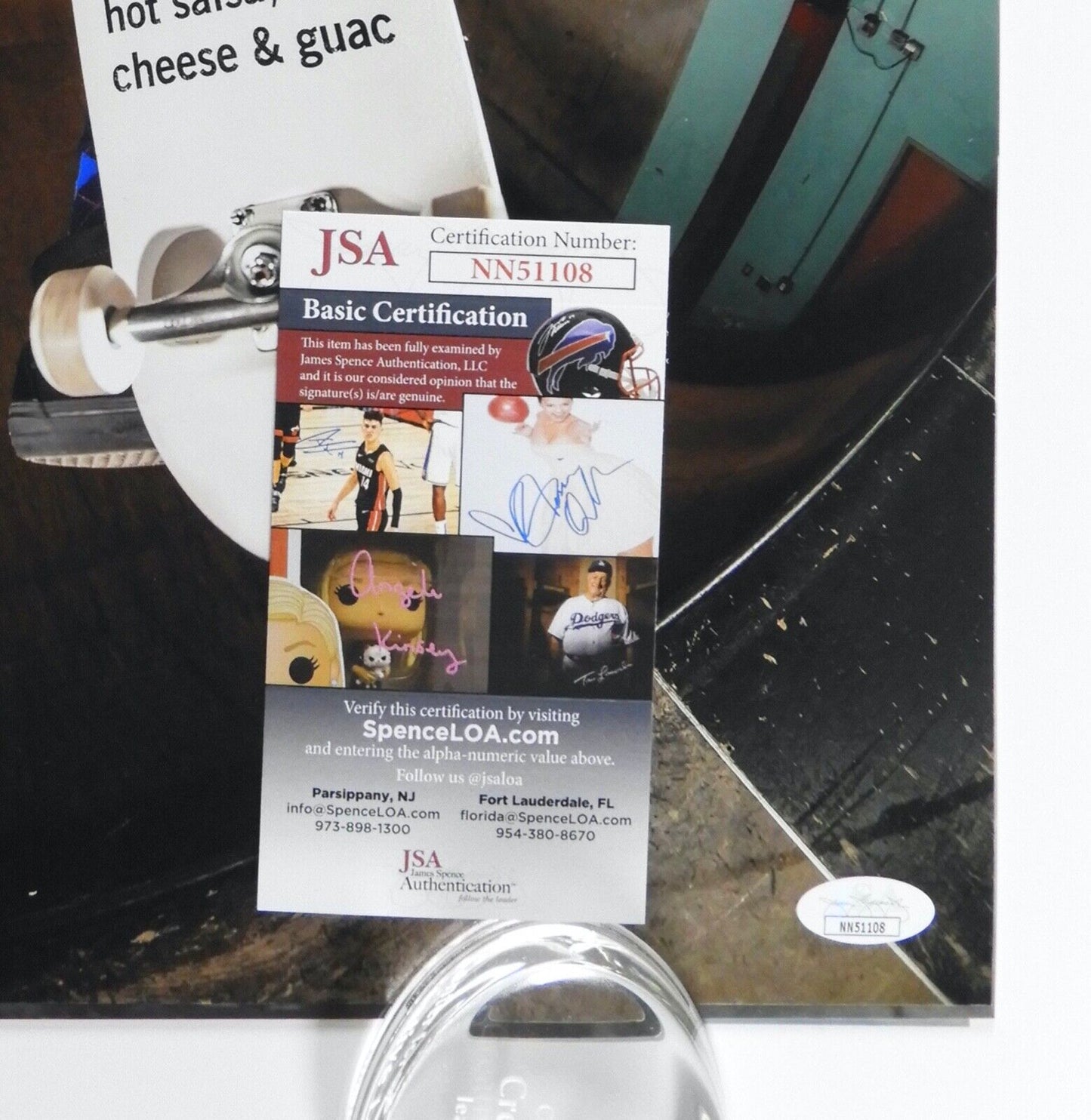 Tony Hawk Signed Autograph 12 x 18 JSA COA skateboard legend