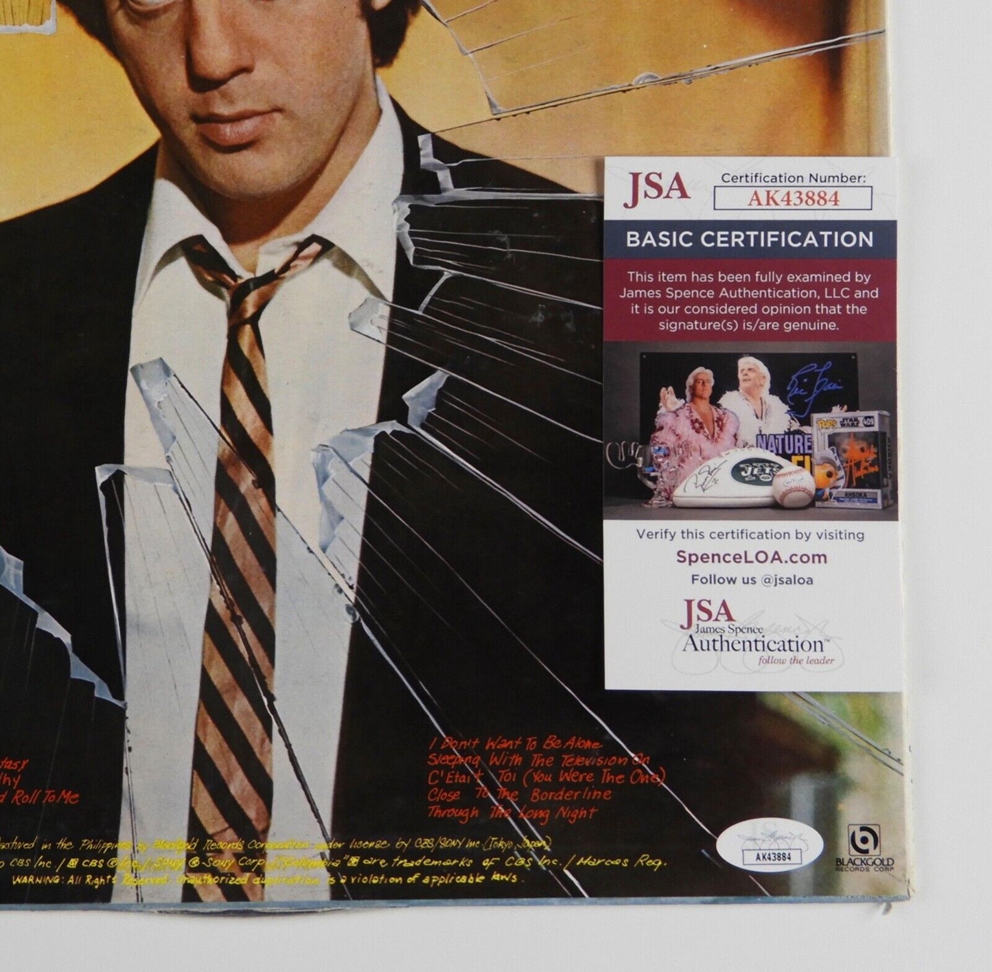 Billy Joel JSA Signed Autograph Album Vinyl Record Glass Houses