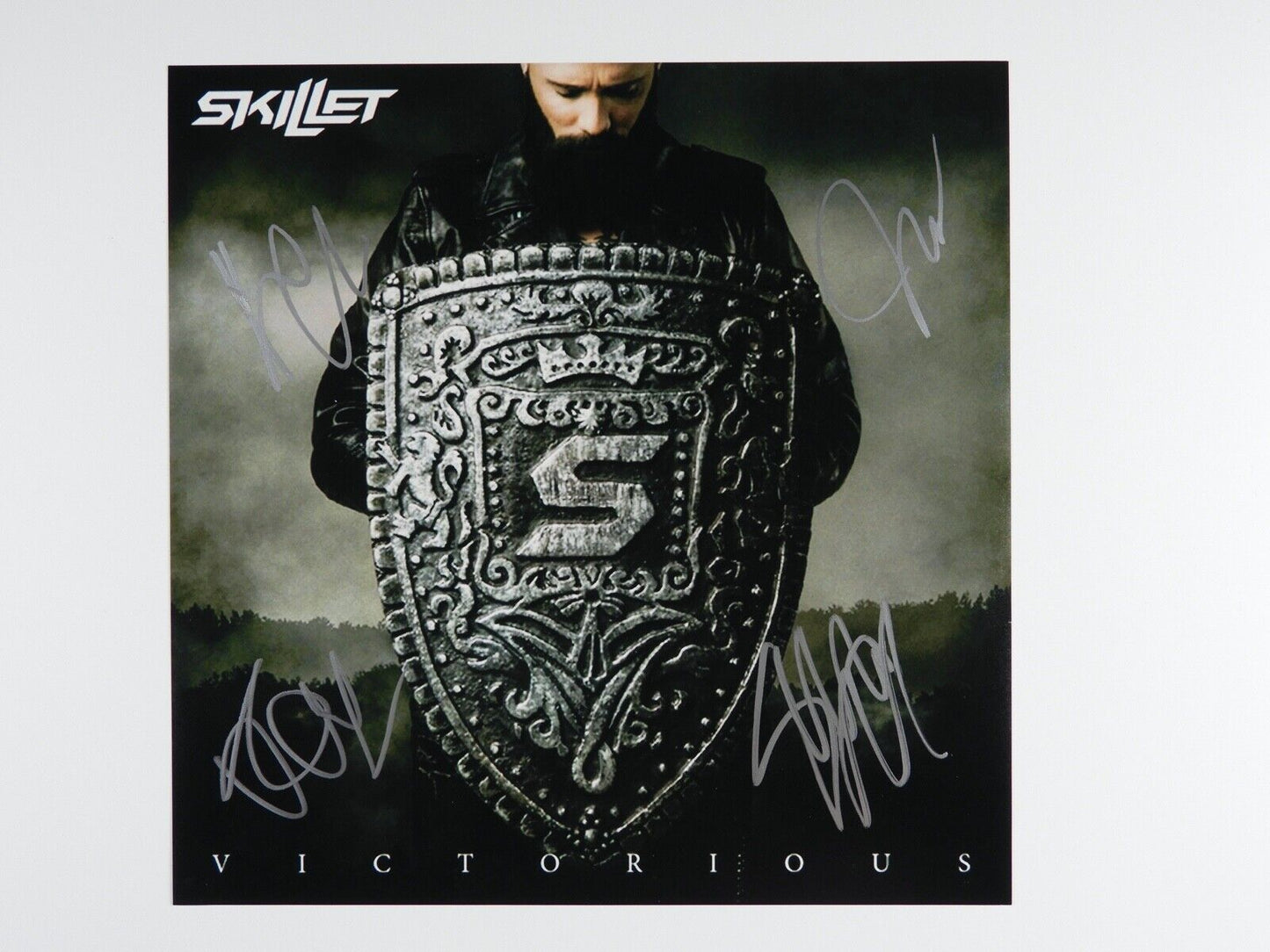 Skillet Fully Signed JSA Signed Autograph Photo 12 x 12 Victorious
