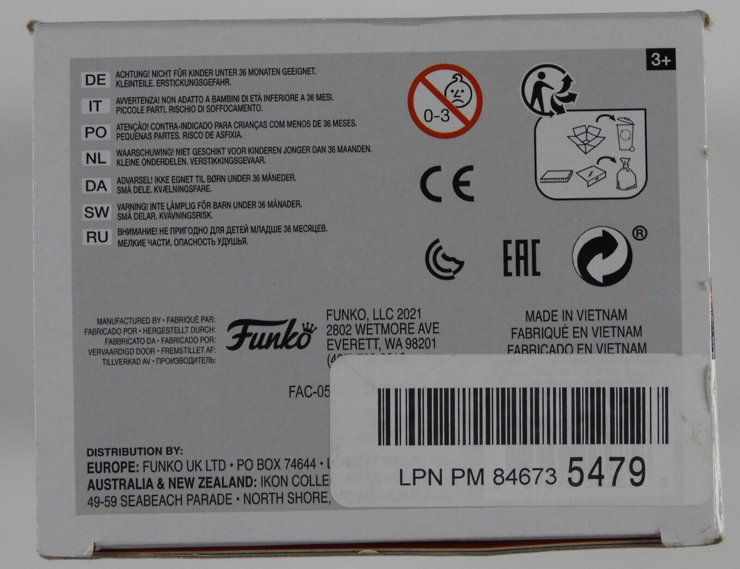 Rosario Dawson JSA Signed Autograph Funko Pop 464 Ashoka Star Wars