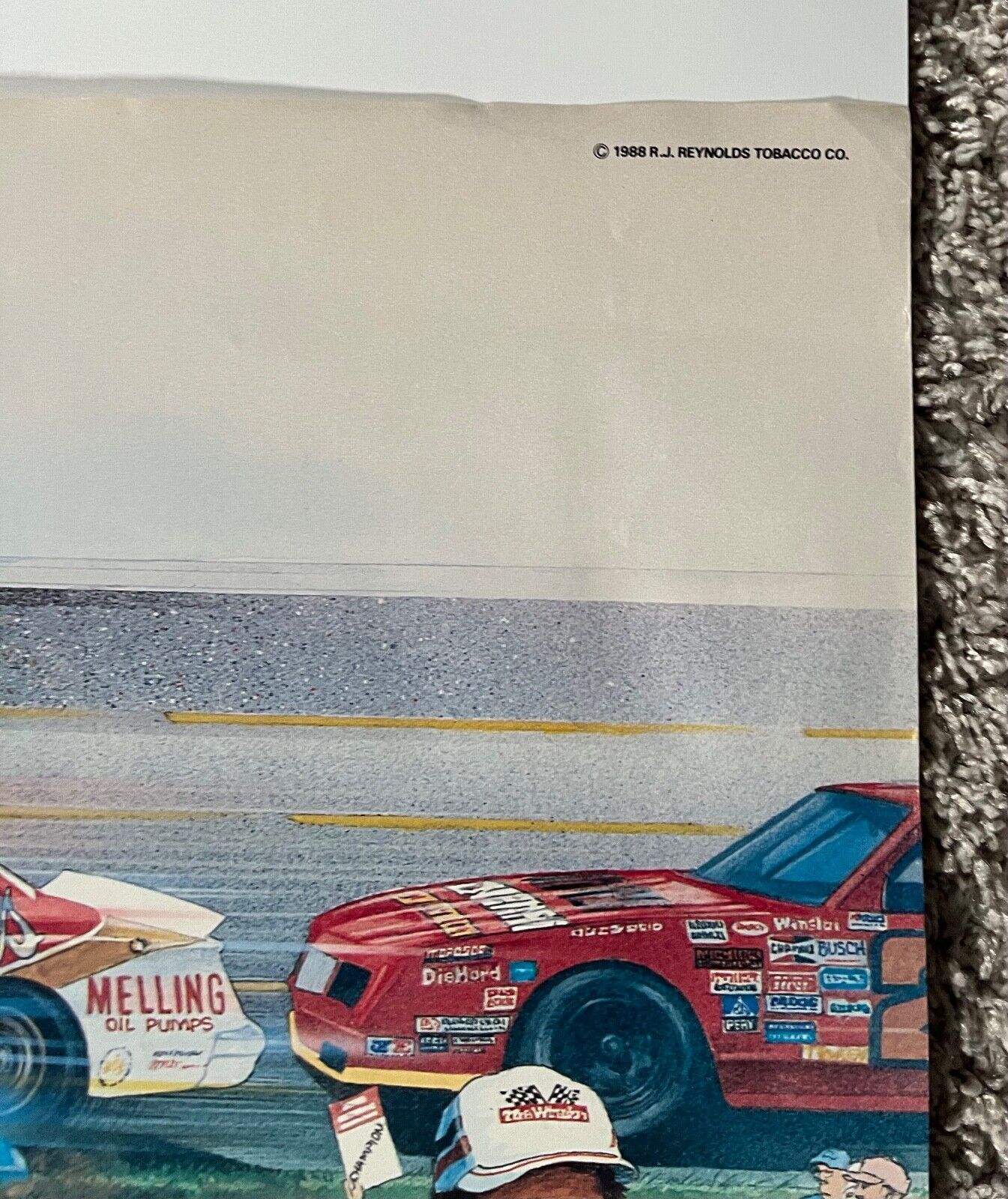 Dale Earnhardt Bill Elliott Darrell Waltrip Beckett Signed Autograph The Winston