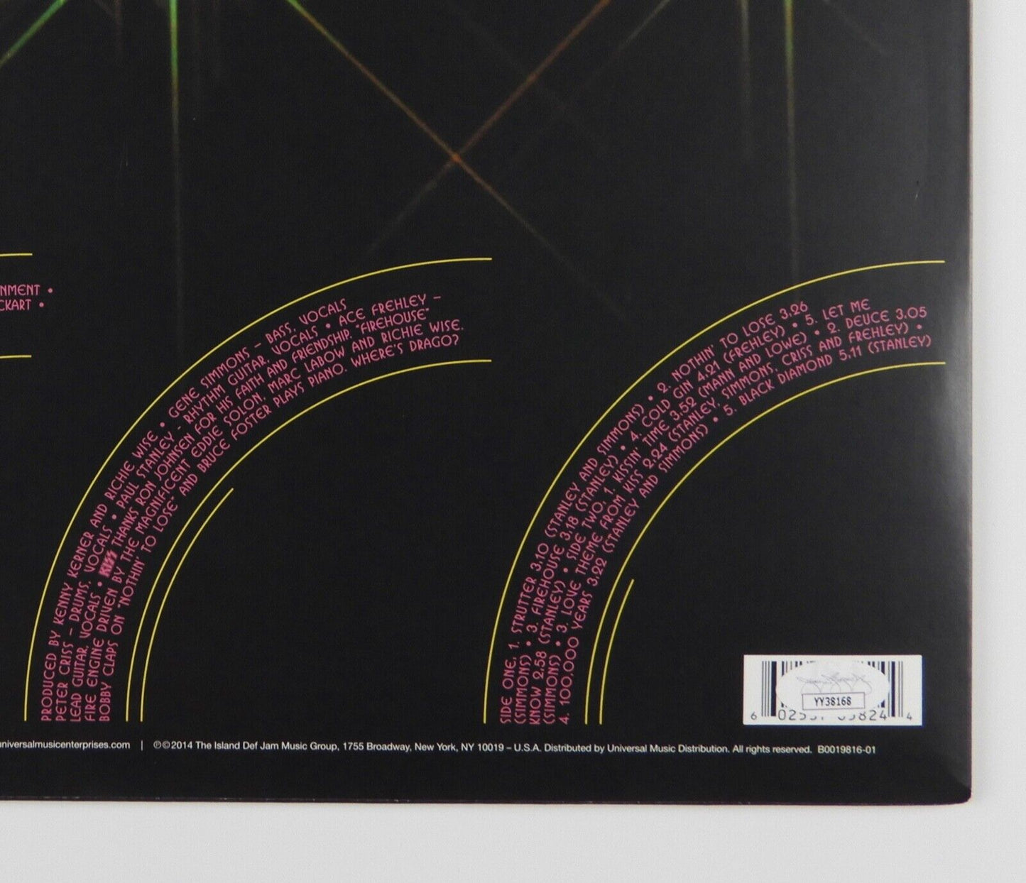 KISS JSA Signed Autograph Album ALIVE Gene Simmons Peter Criss Ace Paul