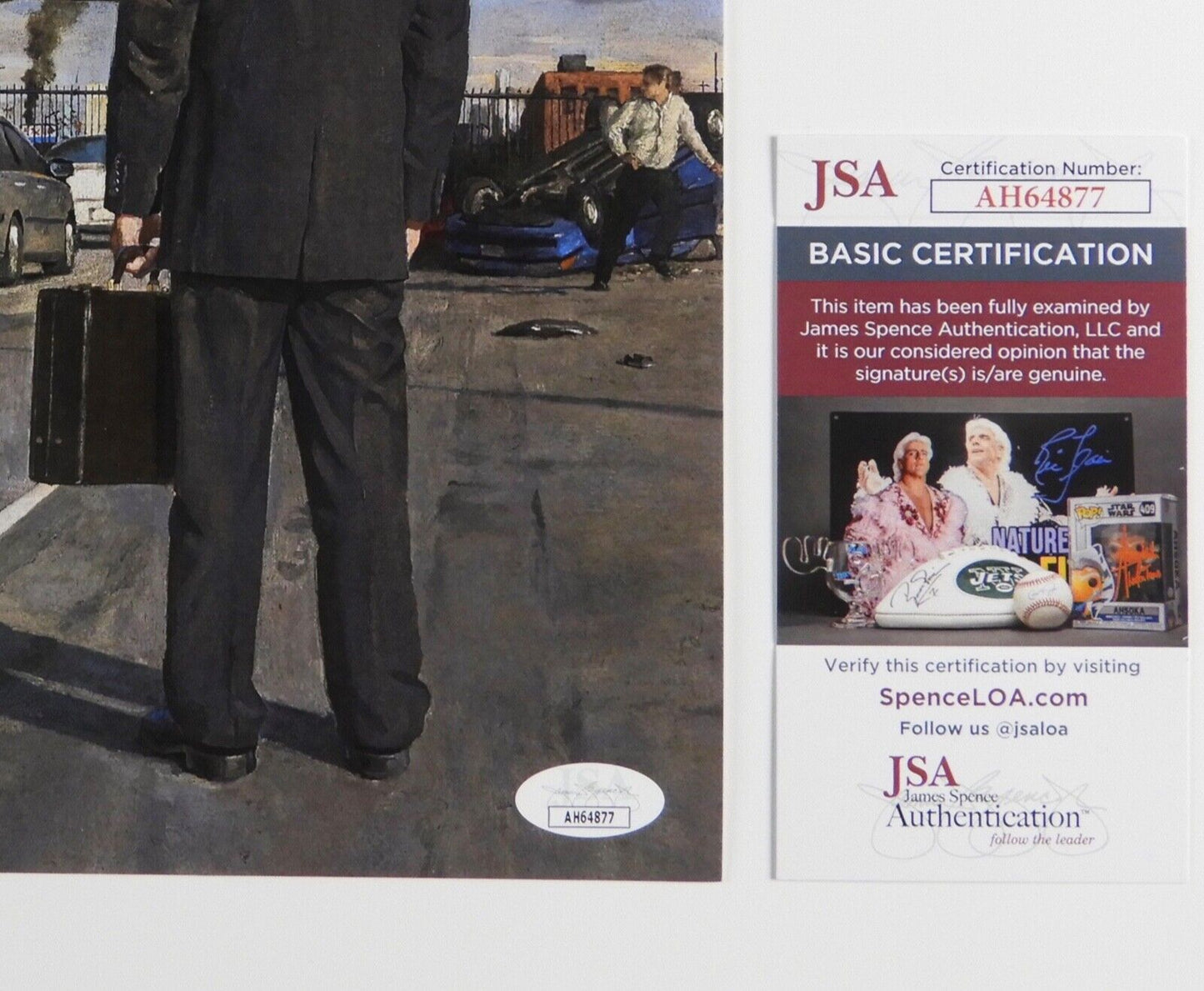 Wolfgang Van Halen JSA Signed Autograph Album 12" x 12" Lithograph