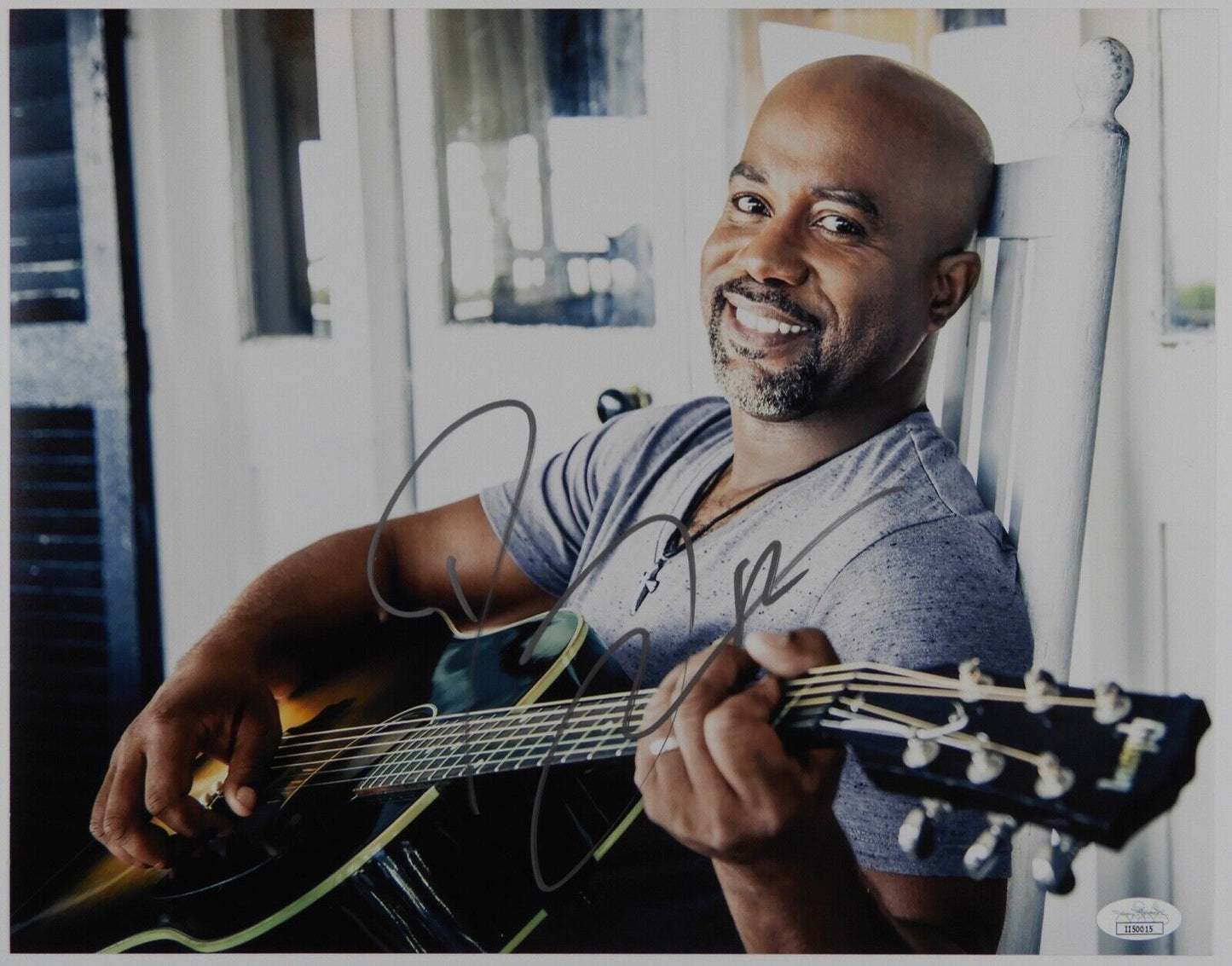 Daruis Rucker Autograph JSA 11 x 14 Signed Photo Hootie And The Blowfish