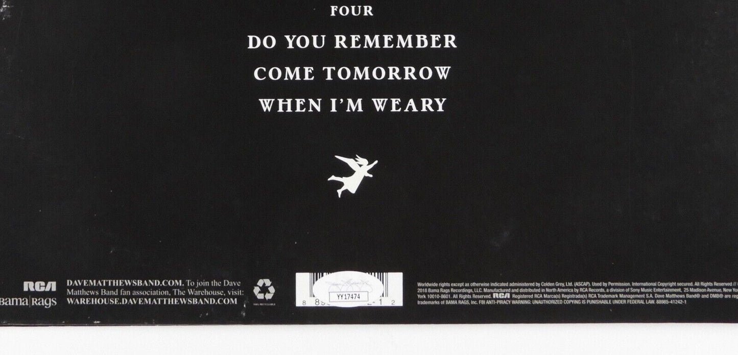 Dave Matthews Band JSA Autograph Signed Record Album Come Tomorrow