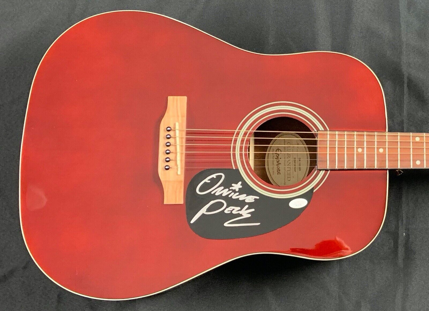 Orville Peck JSA Autograph Signed Guitar Epiphone Acoustic