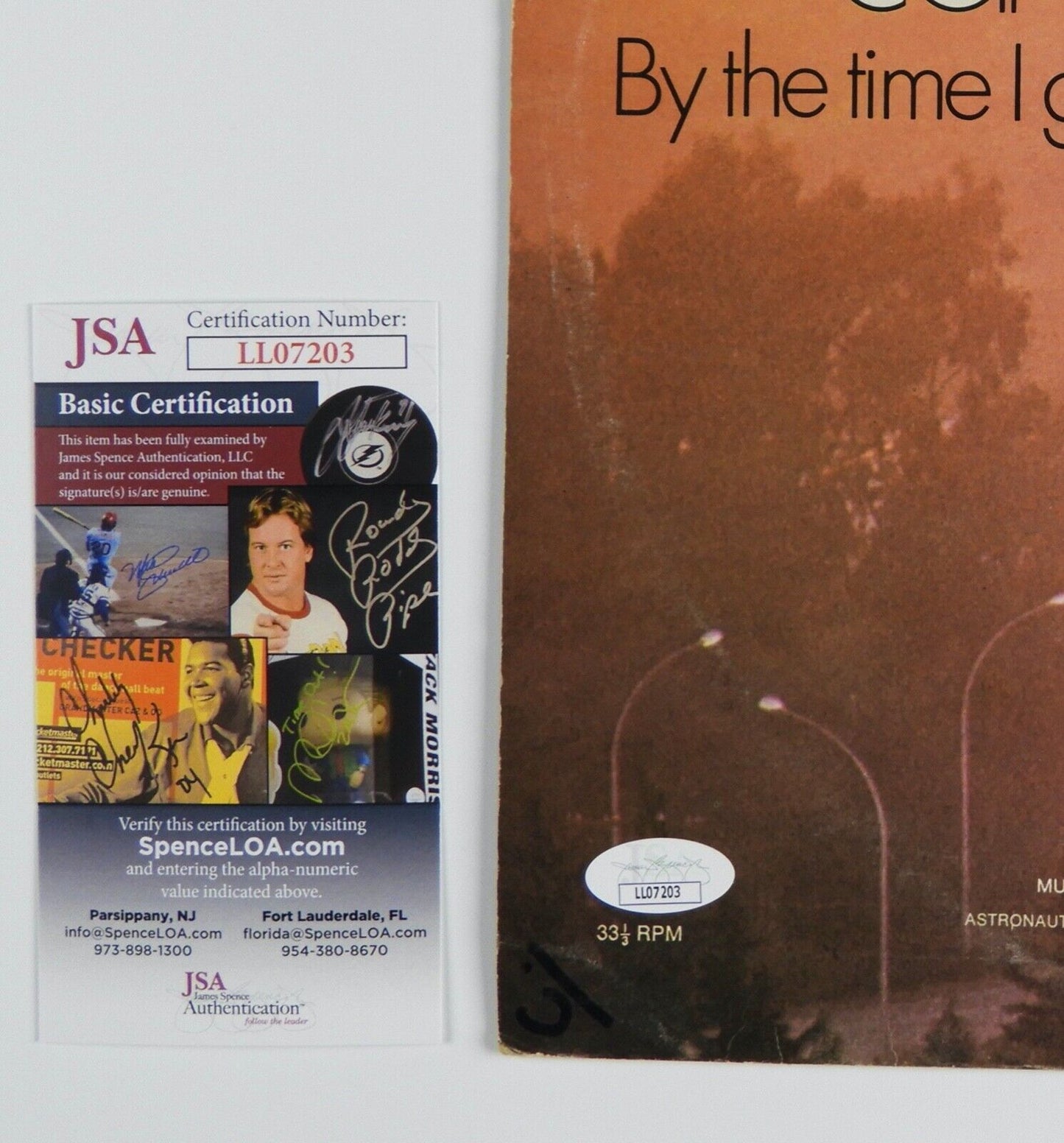 Glen Campbell JSA Signed Autograph Album Record Vinyl By The Time I Get