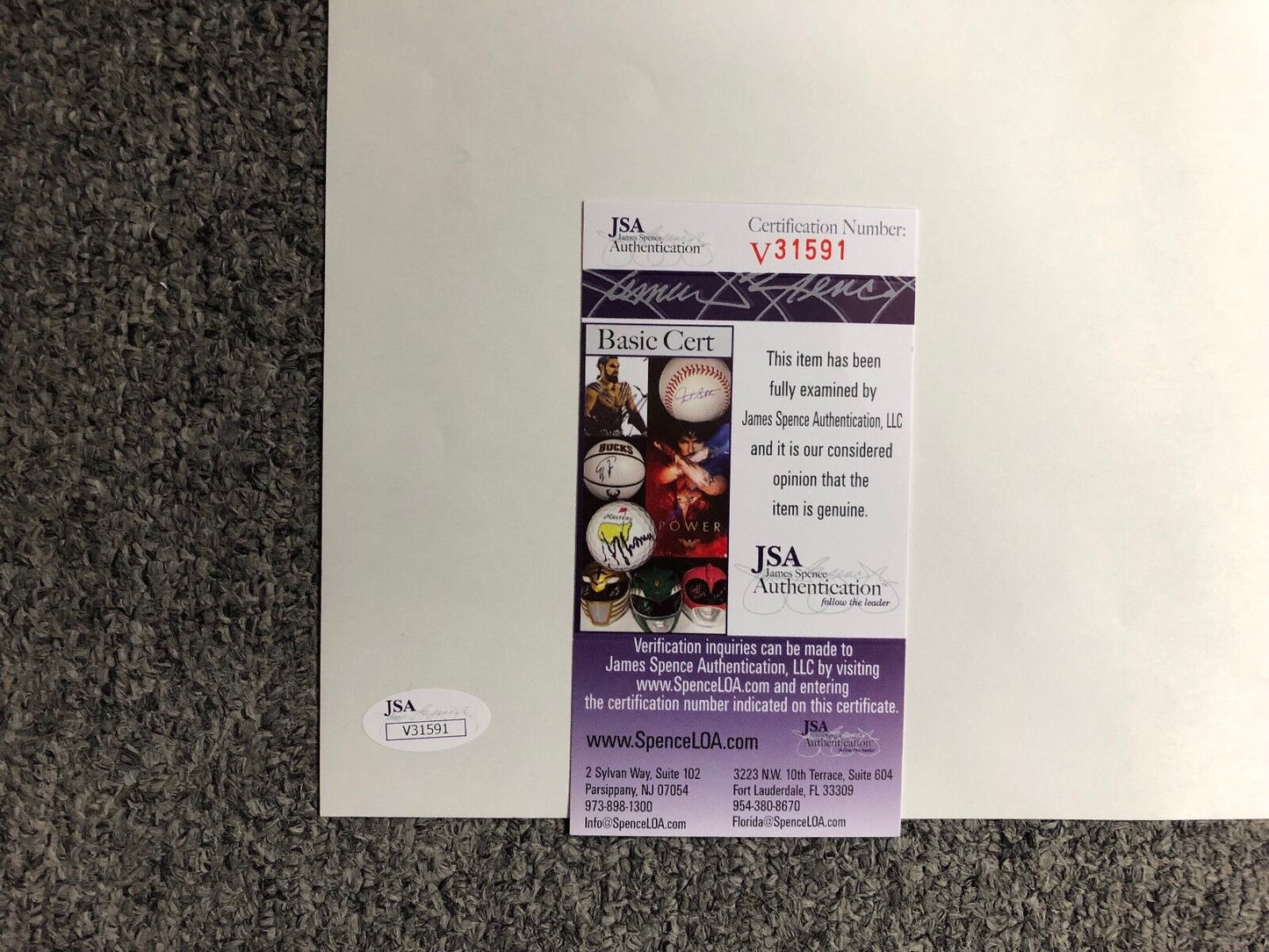 Billy Idol Poster JSA Signed Autograph Record Album Don't Stop Poster