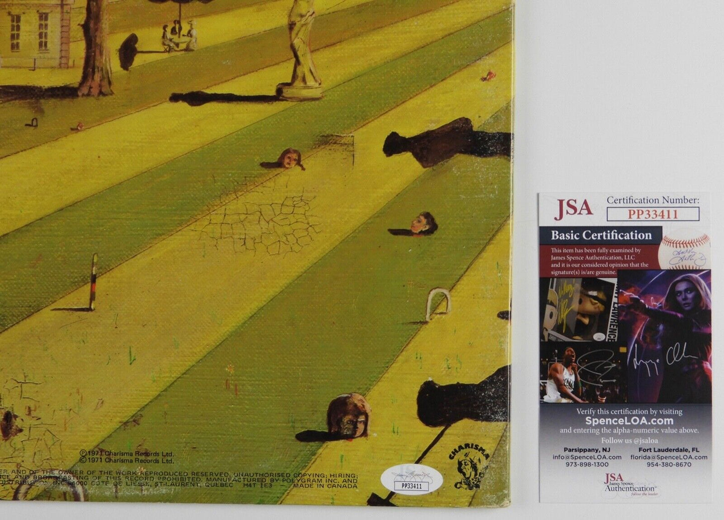 Steve Hackett Genesis JSA Signed Autograph Album Nursery Cryme