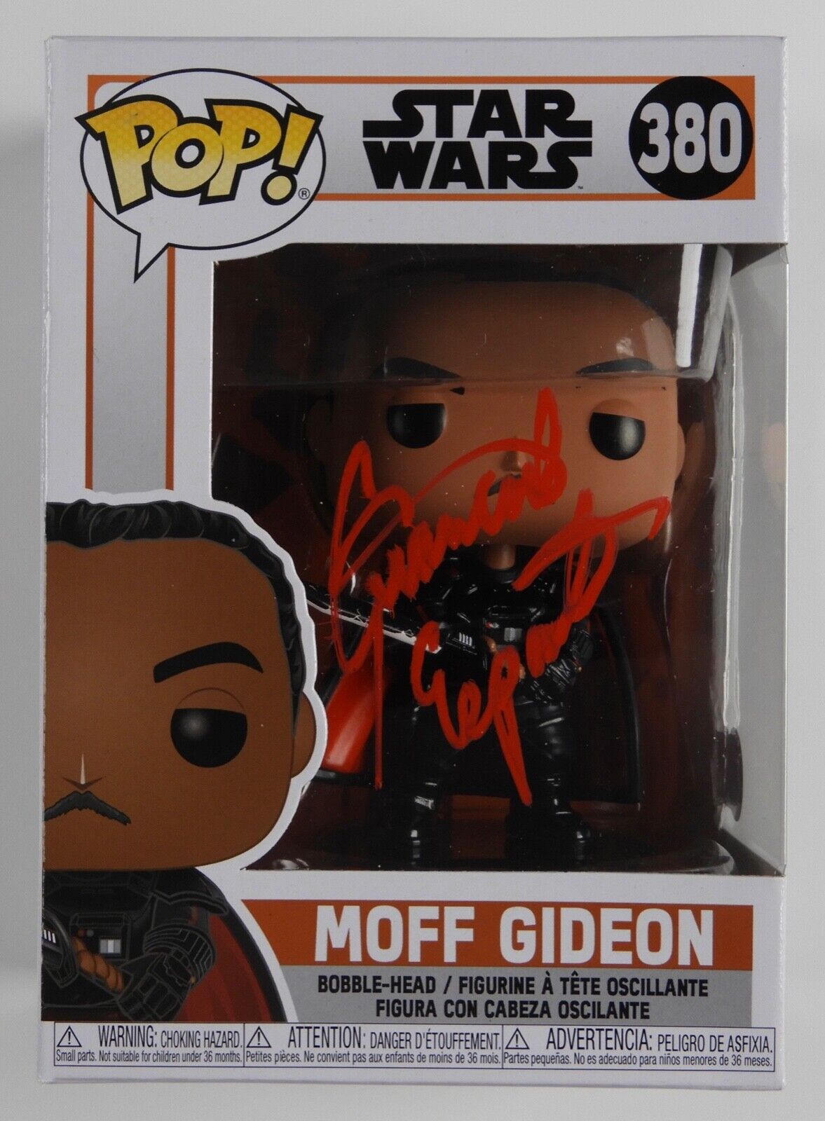 Giancarlo Esposito The Mandalorian Signed Autograph Beckett Funko Pop Gideon