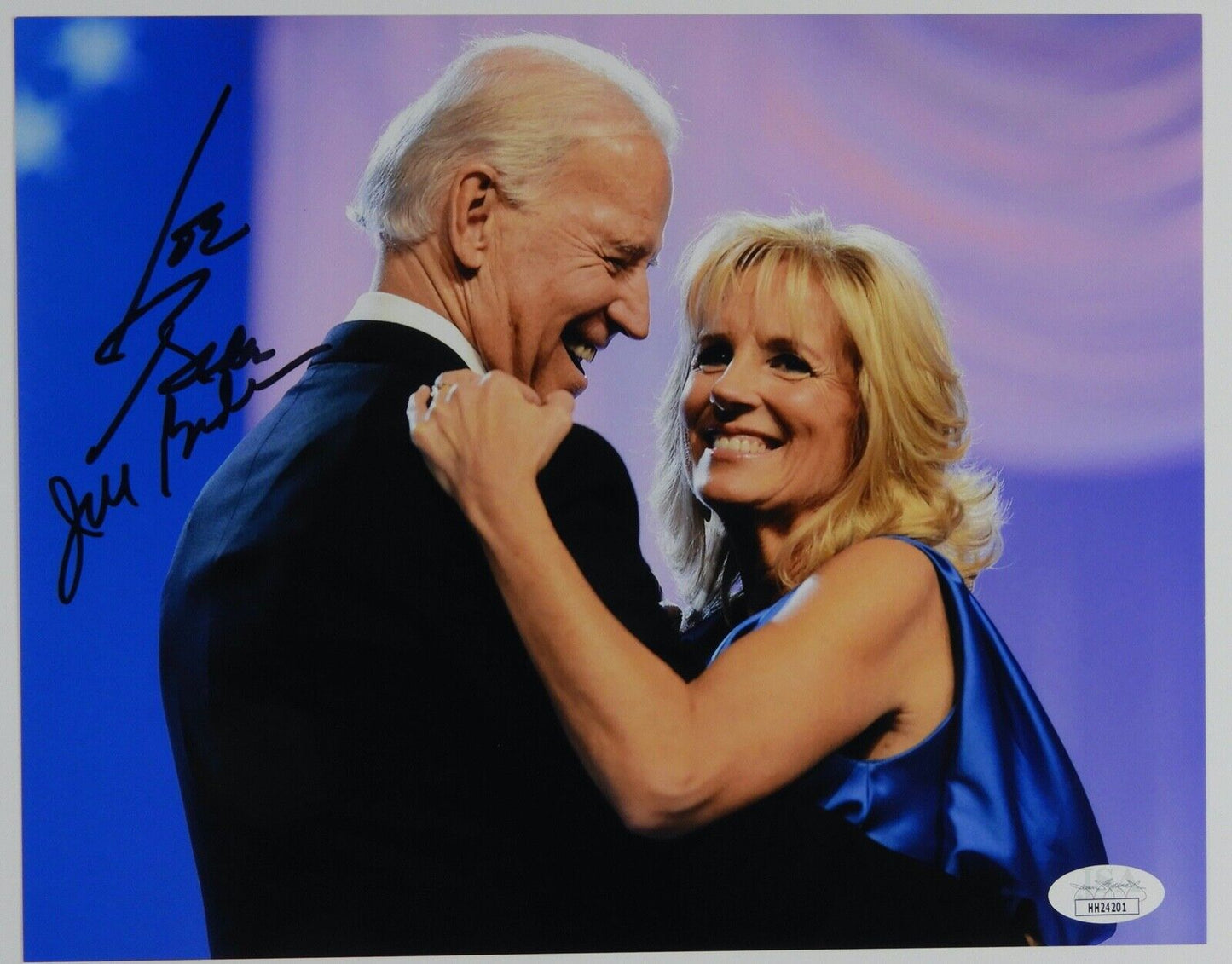 Joe Biden and Jill 46th President JSA Autograph Signed Photo COA 8 x 10